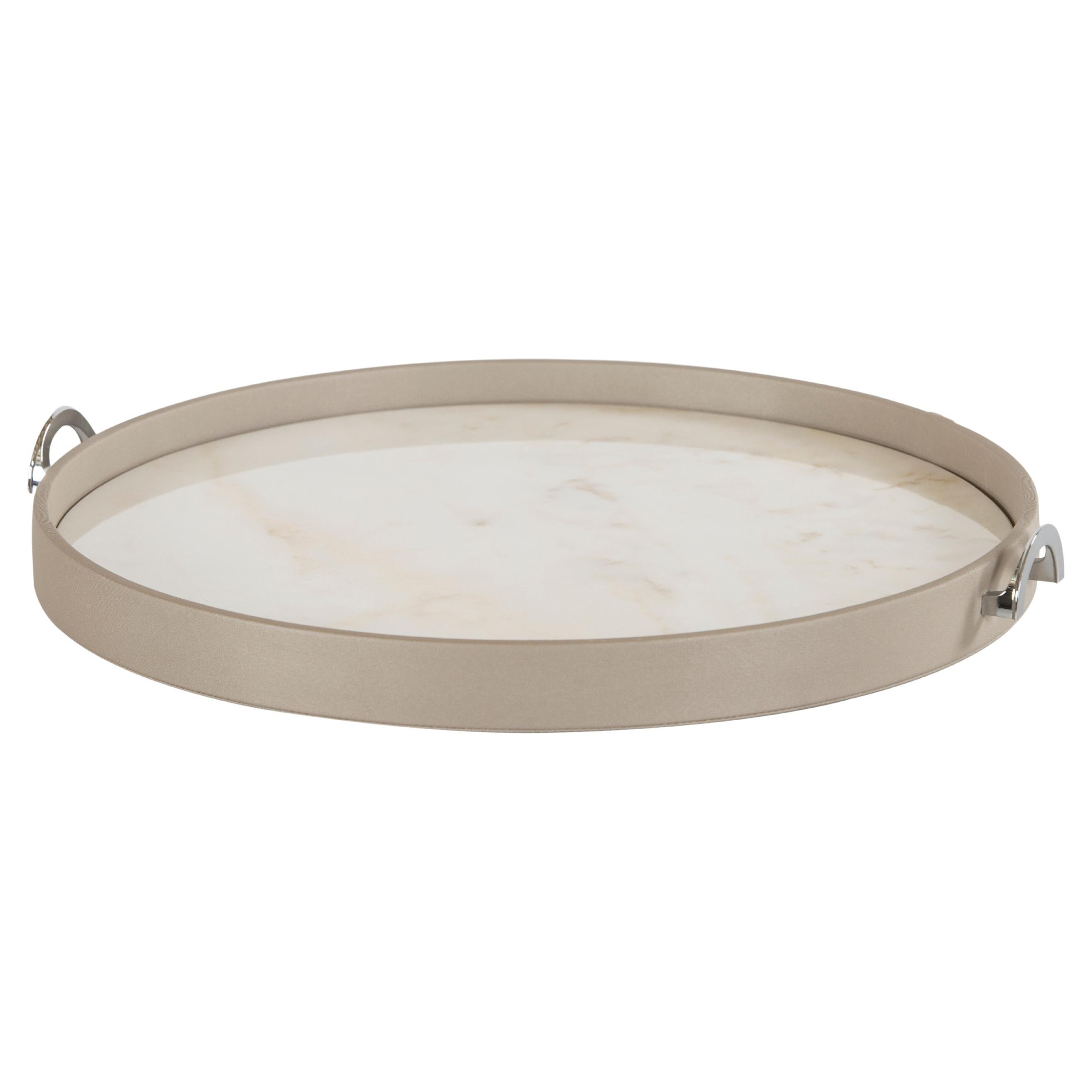Serving Tray Alentejo, Calacatta Marble, Handmade in Portugal by Lusitanus Home