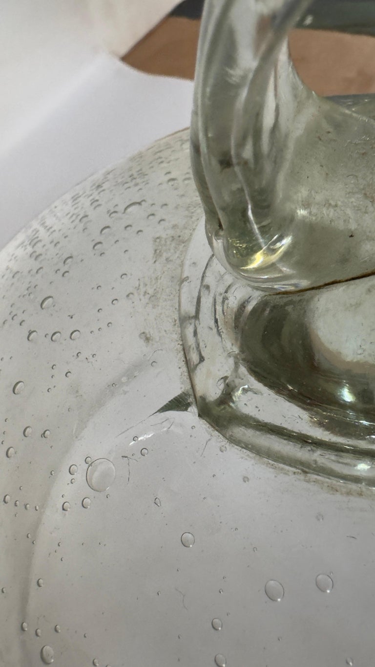 Cloche à Fromage Et Gâteaux En Verre Soufflé - Fin 19ème Siècle - Transparent