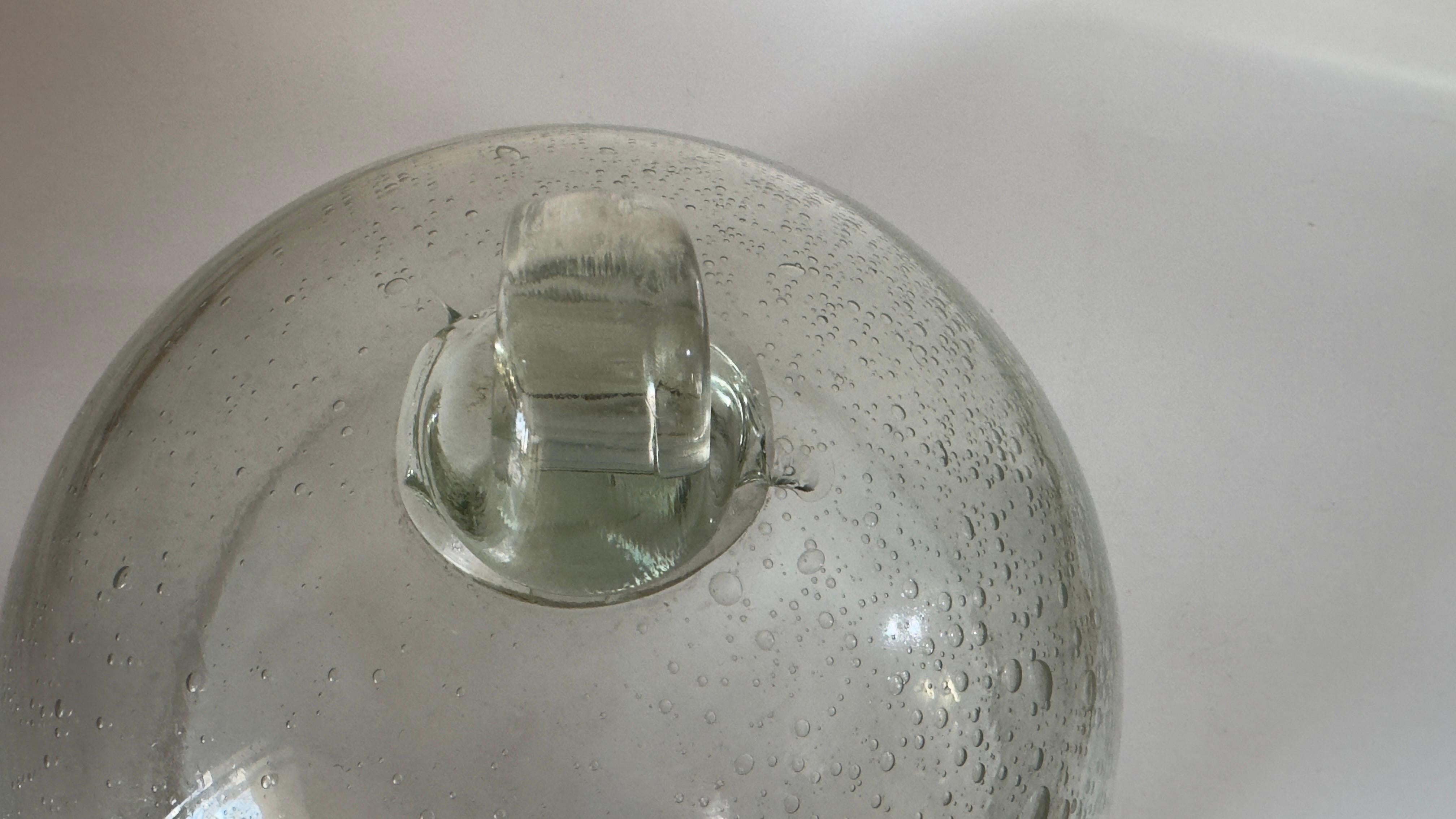 Bandeja Plato Cloche Campana para Queso o Fruta en Cristal by Biot France en venta 1