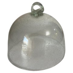 Cloche-Teller für Käse oder Obst aus Glas von Biot France, Serviertablett