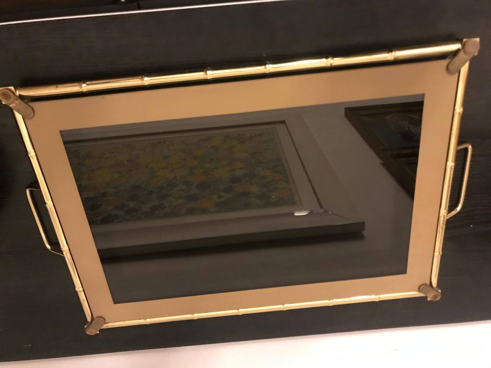 italien Plateau de service en laiton, Italie, années 1960 en vente