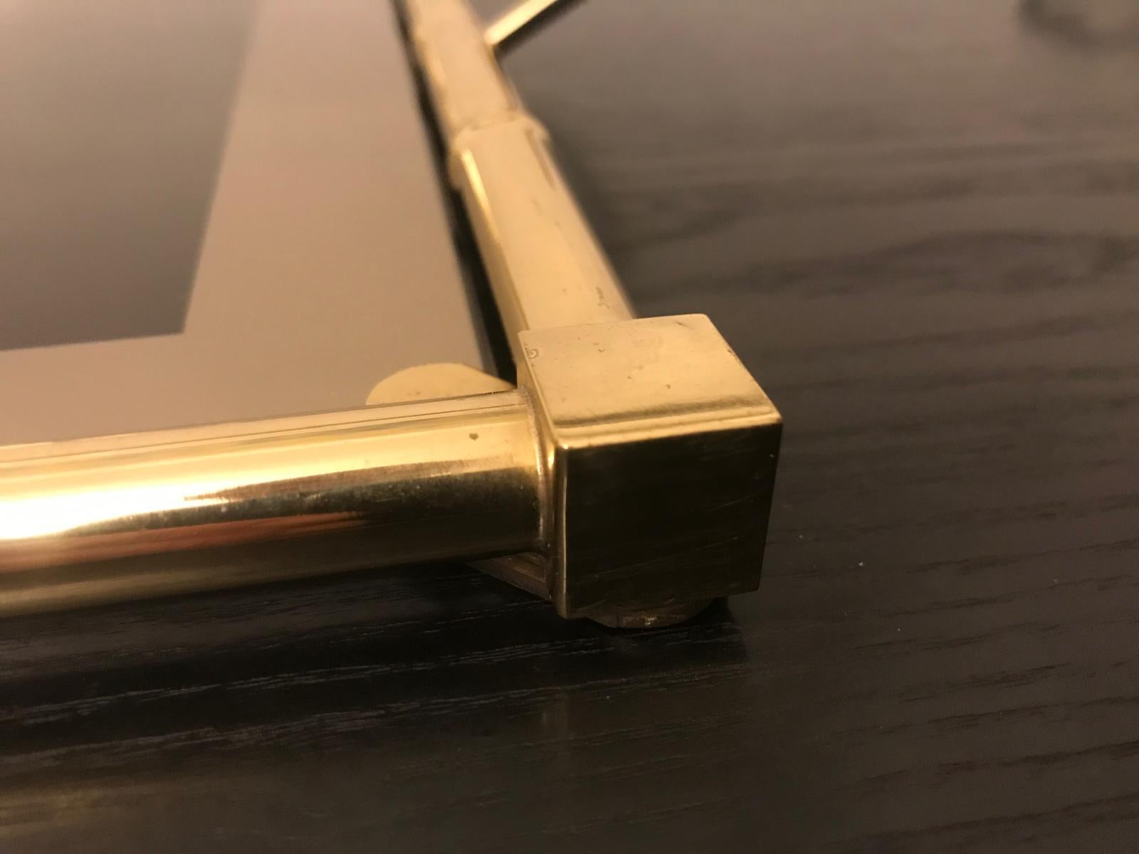 Plateau de service en laiton, Italie, années 1960 Bon état - En vente à Catania, IT