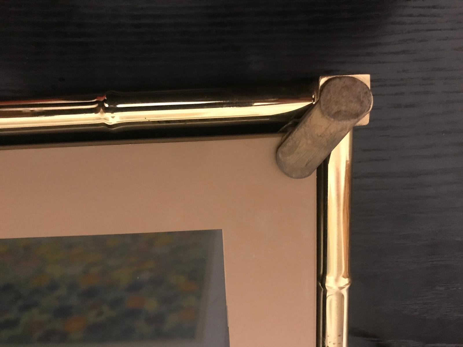 Milieu du XXe siècle Plateau de service en laiton, Italie, années 1960 en vente