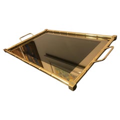 Serving Tray in Brass, Italy 1960s