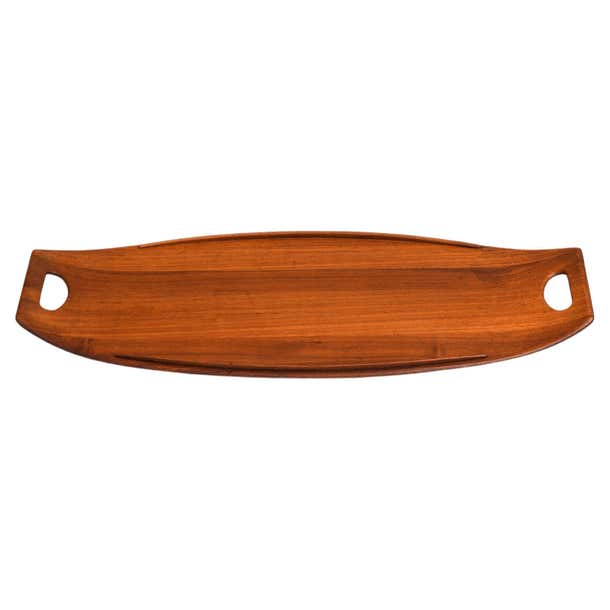 Serving Tray in Teak by Jens Quistgaard, 1950's For Sale at 1stDibs