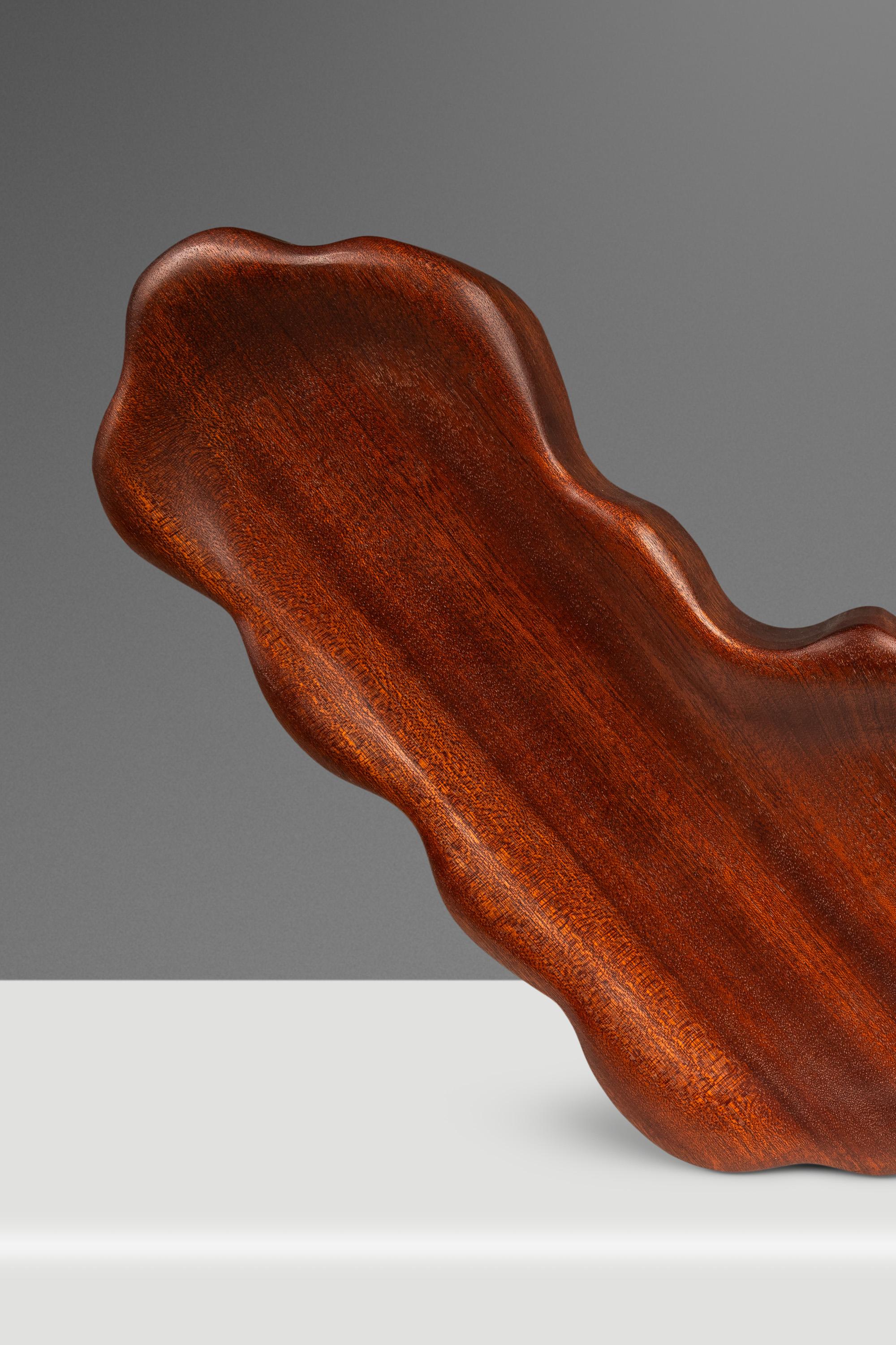 Serviertablett / Schlüsselanhänger in Sapele, Mark Leblanc, Leblanc Studios, USA,  2020's im Angebot 6