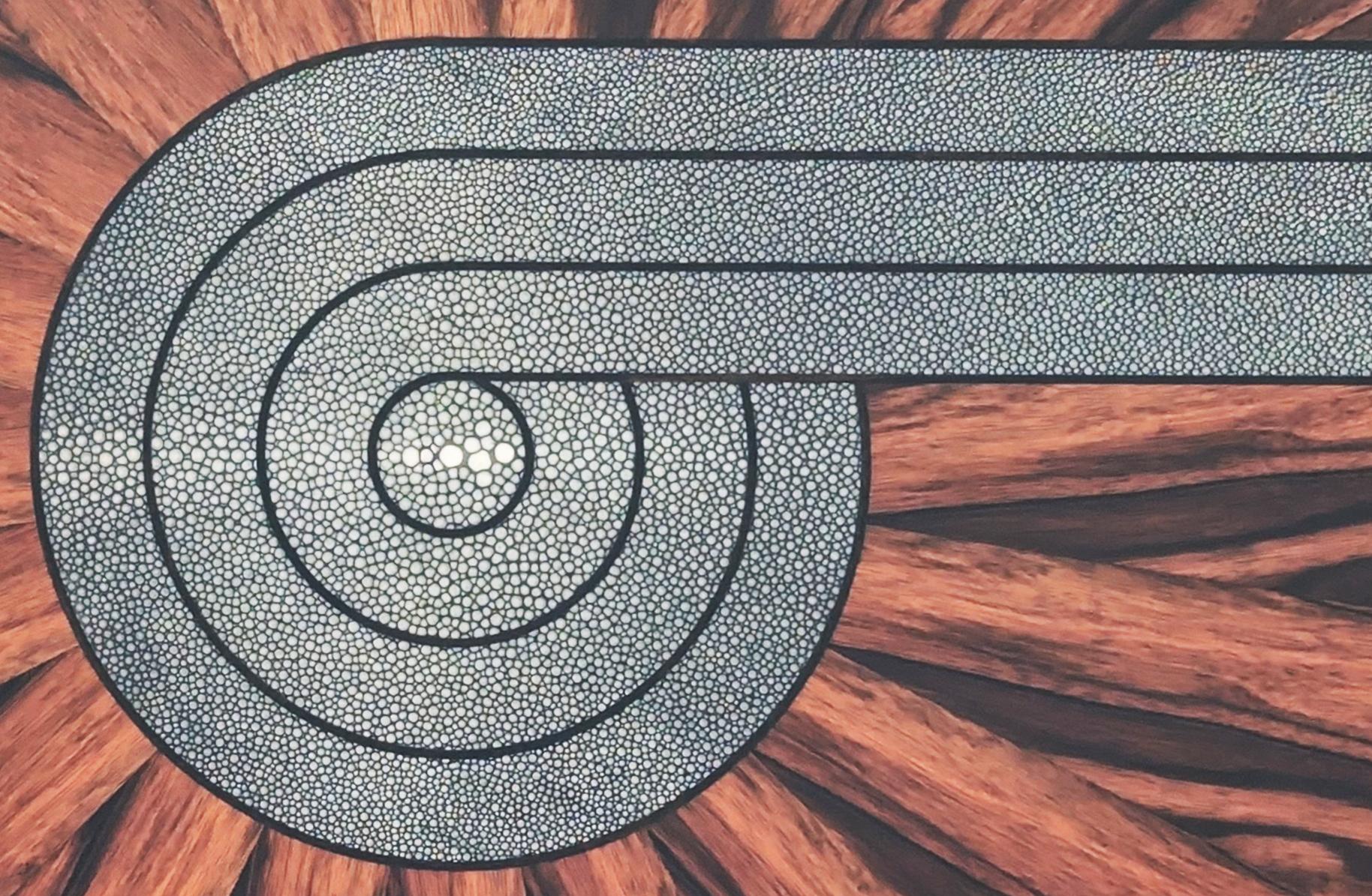 Bandeja para servir - Diseño en espiral - Art Decó contemporáneo Siglo XXI y contemporáneo en venta