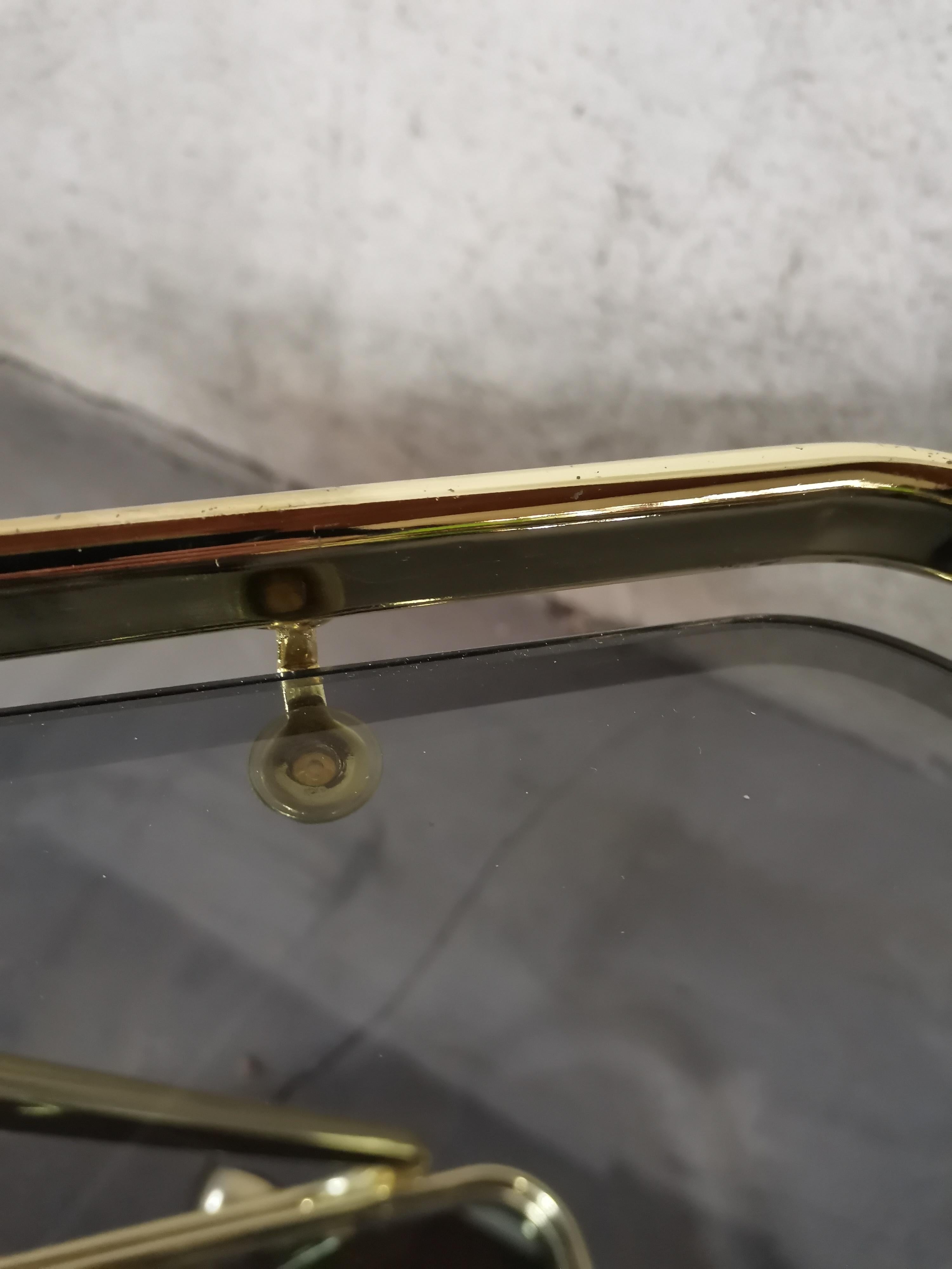 Servierwagen 70s (Messing) im Angebot