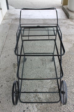 Serving Trolley Bar Cart Attributed to Maurizio Tempestini for Salterini