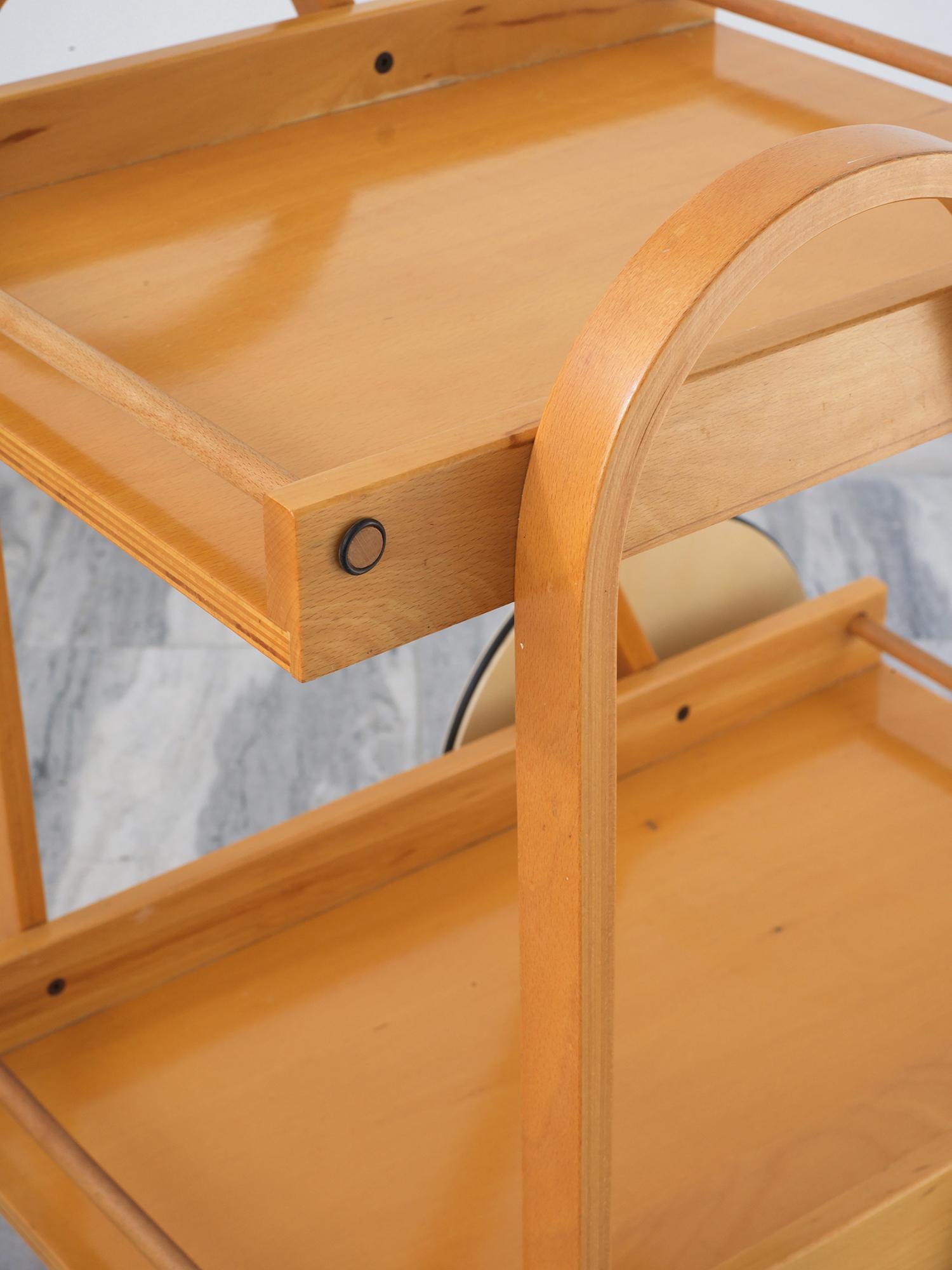 Late 20th Century Serving trolley by Enolinea, 1980s For Sale