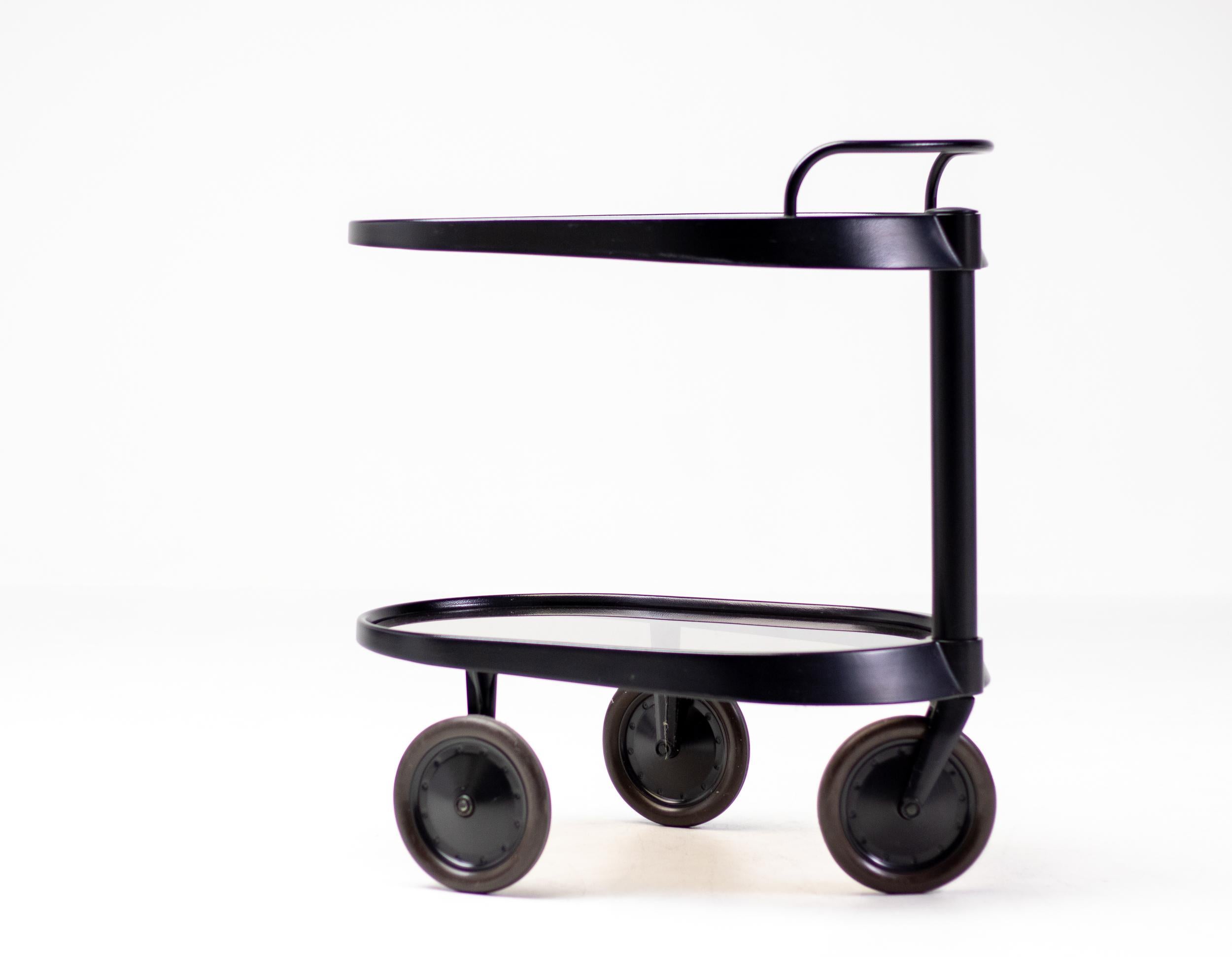 Aluminum Serving Trolley by Enzo Mari for Alessi