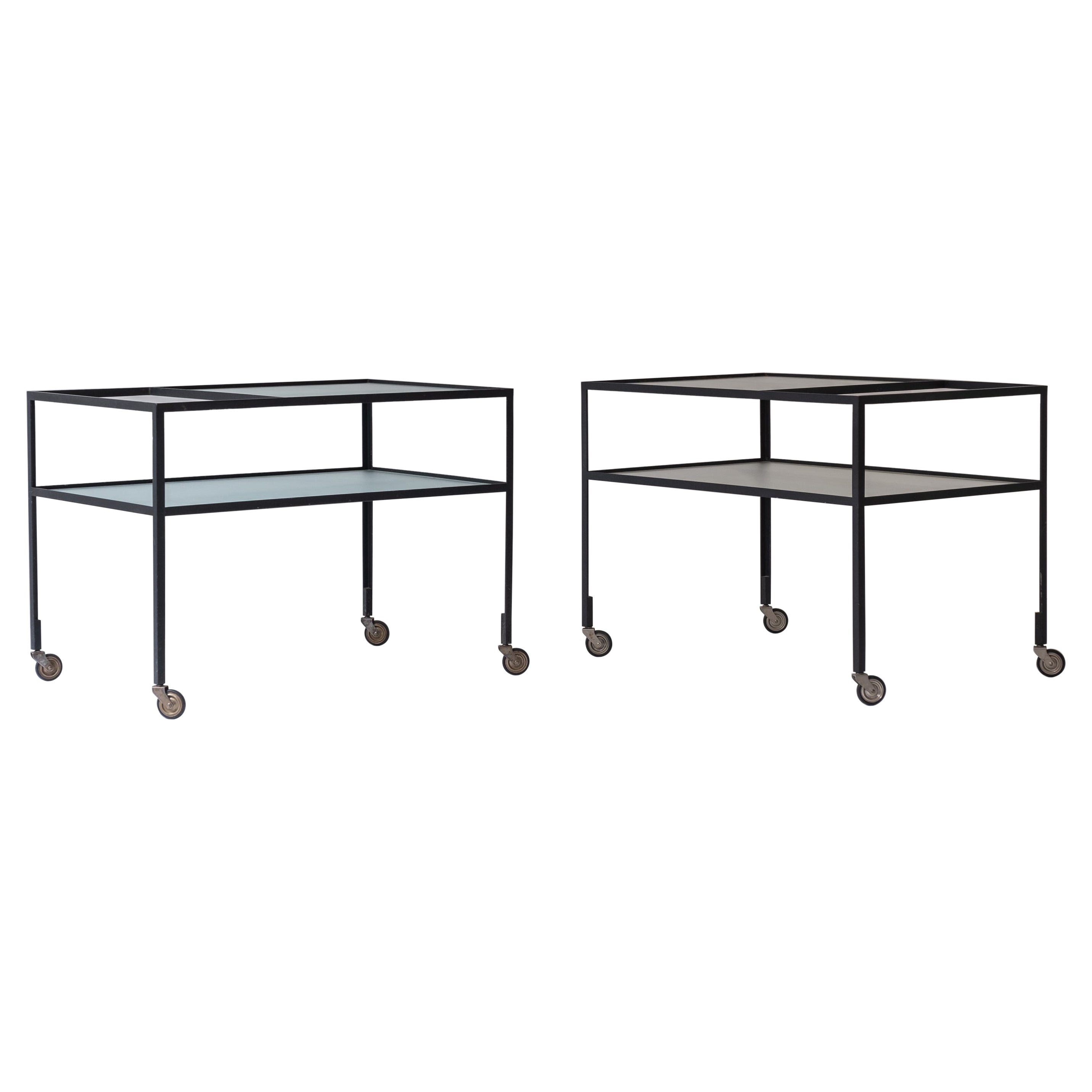 Serving Trolley by Herbert Hirche for Christian Holzäpfel KG, Germany, 1956