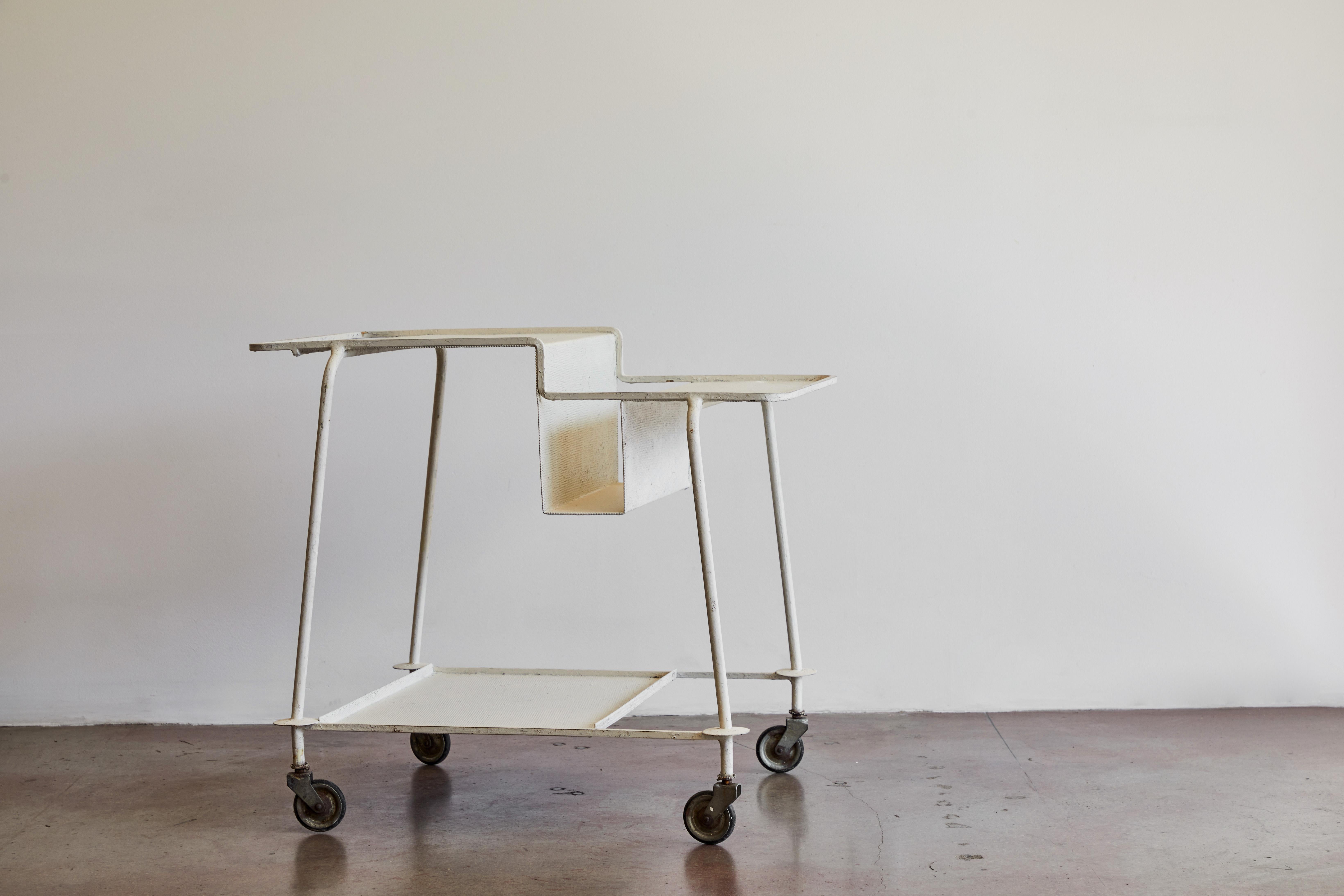 French Serving Trolley by Mathieu Matégot