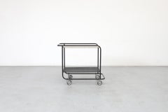Serving Trolley by Tjerk Reijenga for Pilastro with Perforated Metal Shelves