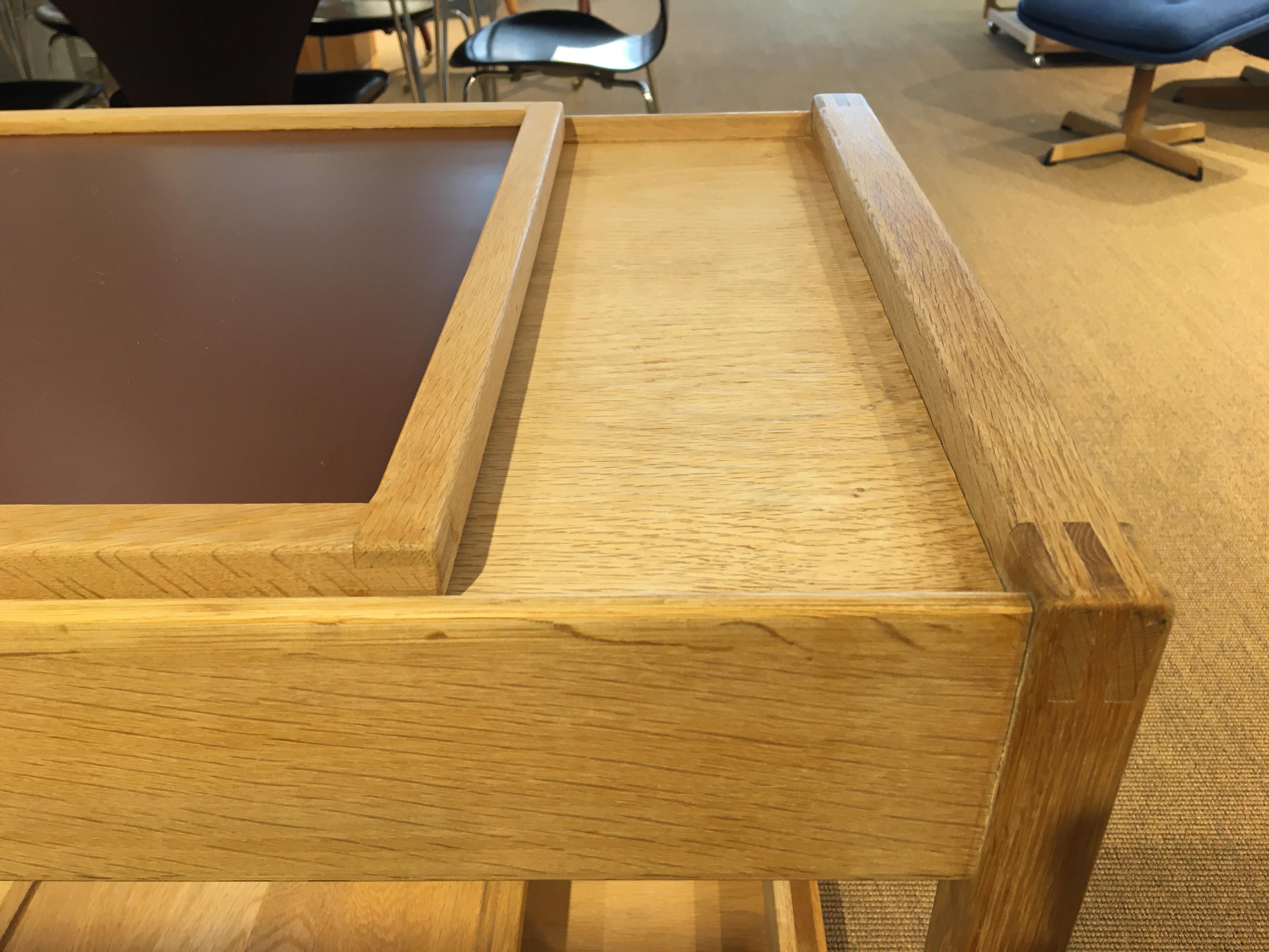 Serving Trolley / Cutting Table/Bar Table on Wheels, Designed by Kurt Østervig 6