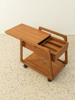 Serving Trolley from the 1960s Manufactured by Sika Møbler, Made in Denmark