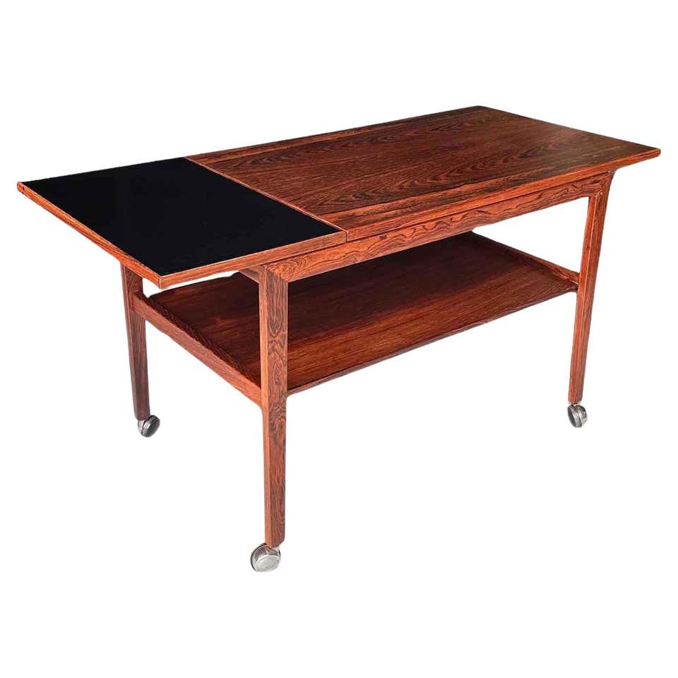 Serving Trolley, Side Table, Danish Design, 1960s For Sale at 1stDibs