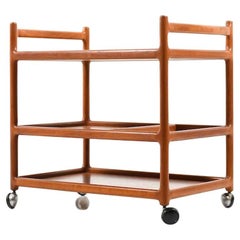 Serving Trolley in Teak by Johannes Andersen