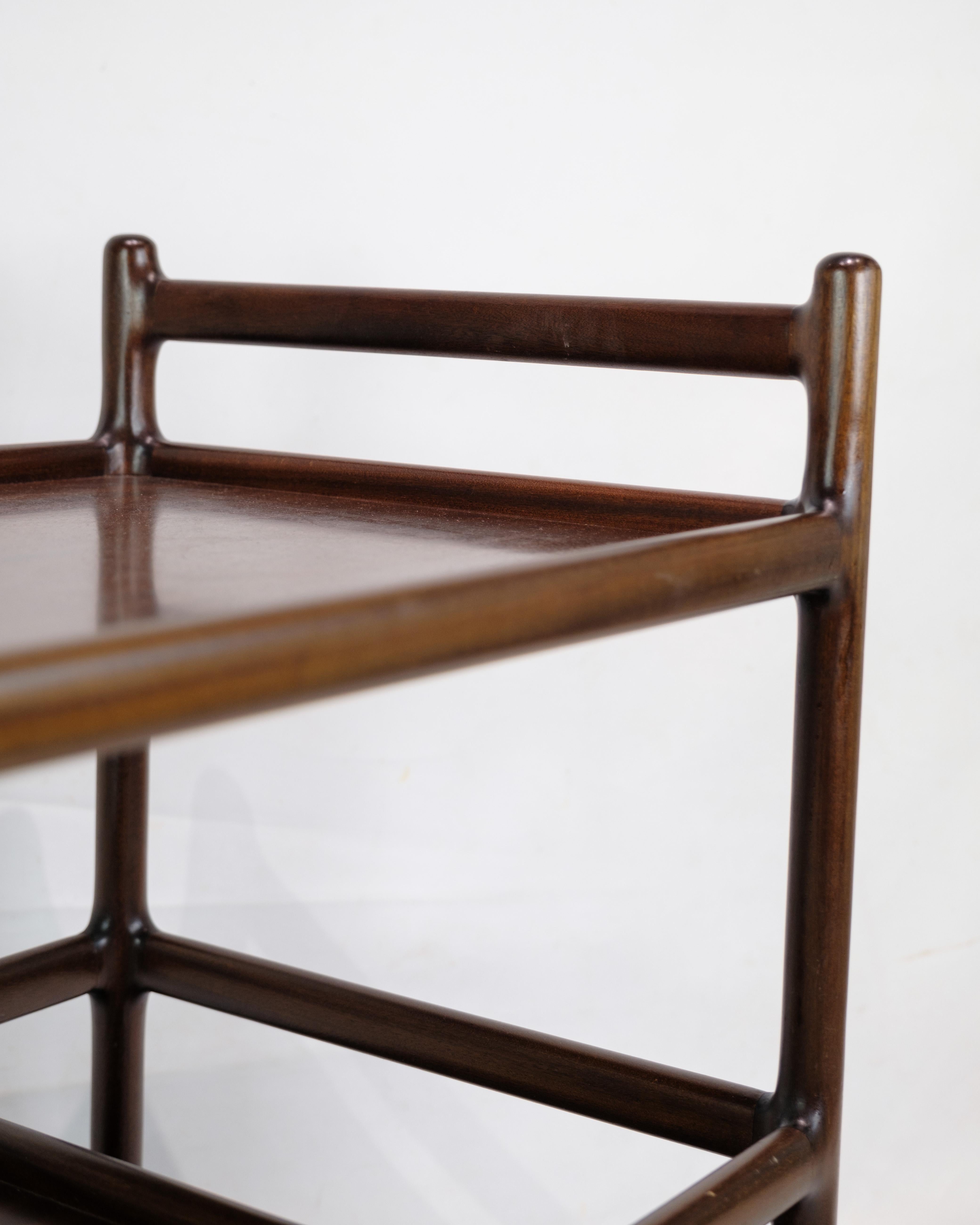 Serving Trolley Made In Mahogany By Johannes Andersen From 1960s For Sale 1