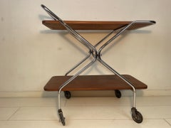 Serving Trolley, Midcentury Trolley Bar Cart, Scandinavian, Serving Cart