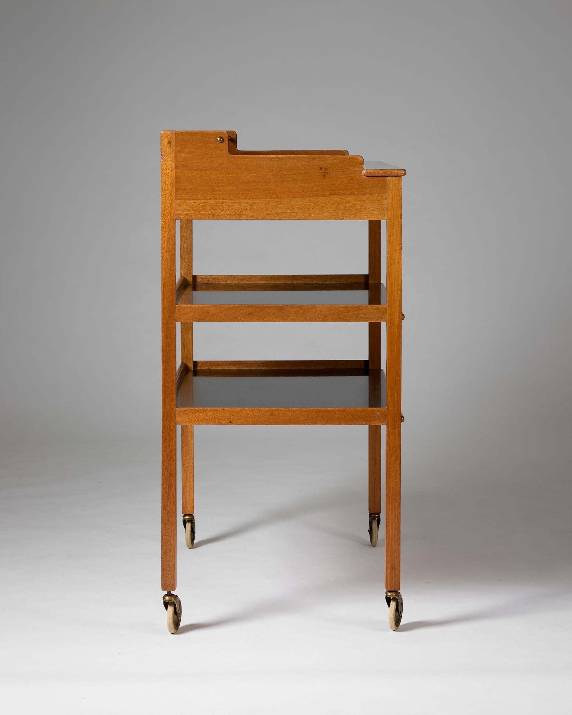 Serving trolley model 2777 designed by Josef Frank for Svenskt Tenn, Sweden 1950 For Sale 1