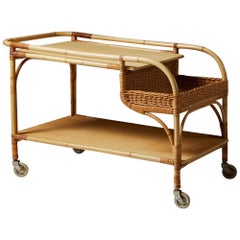 Serving Trolley Model 892 Designed by Josef Frank for Svenskt Tenn