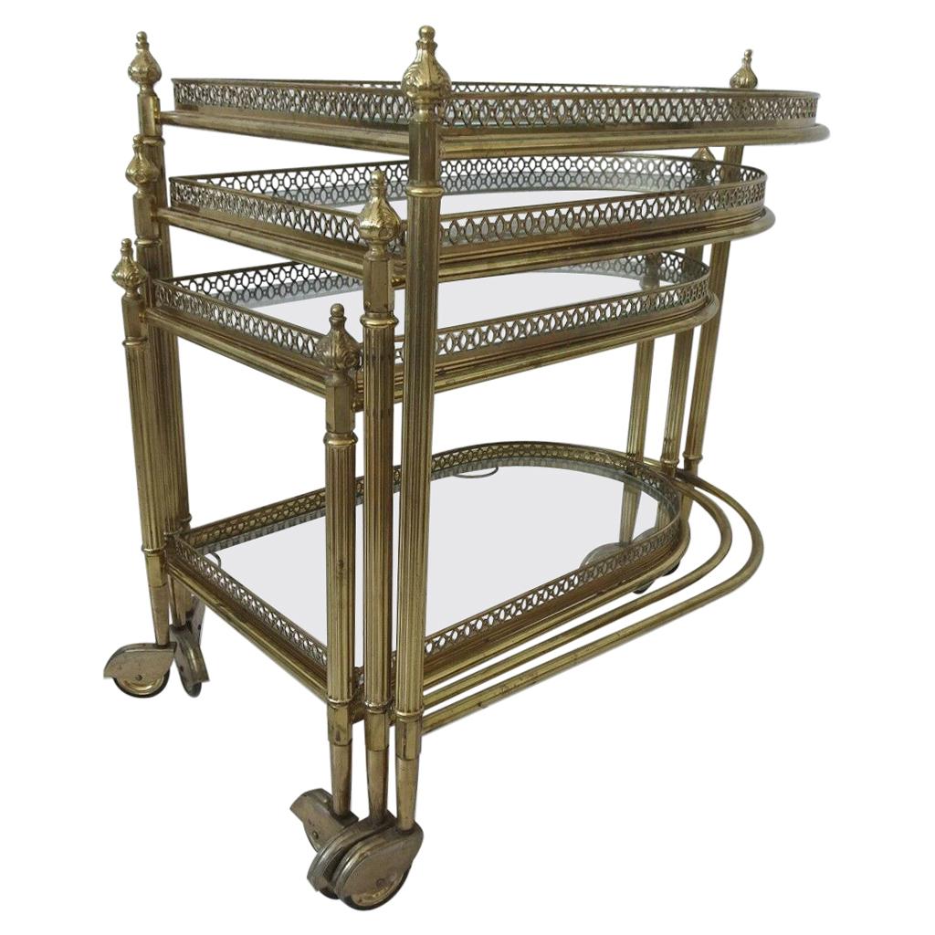 Serving Trolley Nesting Table