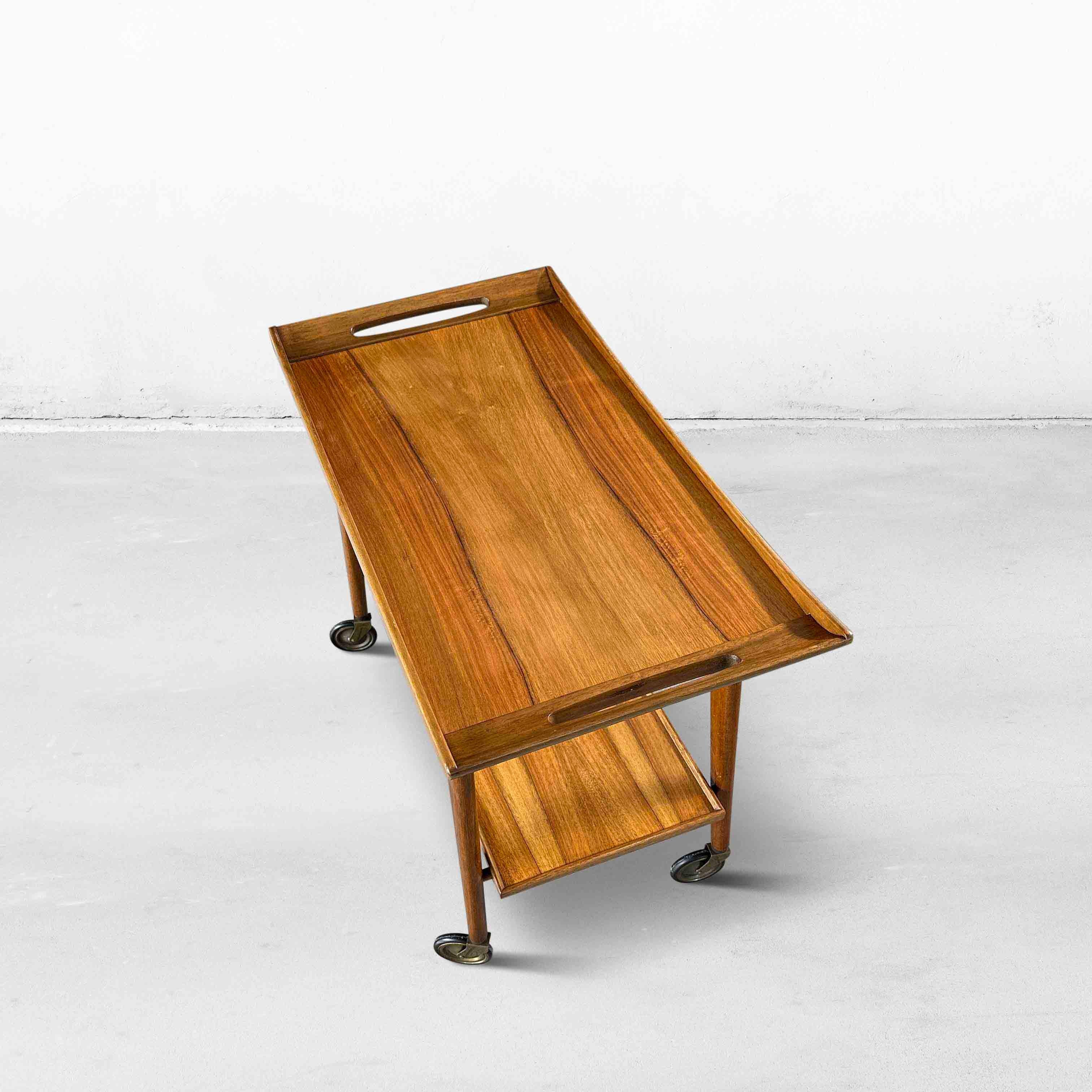 Mid-20th Century Serving Trolley or Bar Cart by Opal Möbel, Germany, 1960s