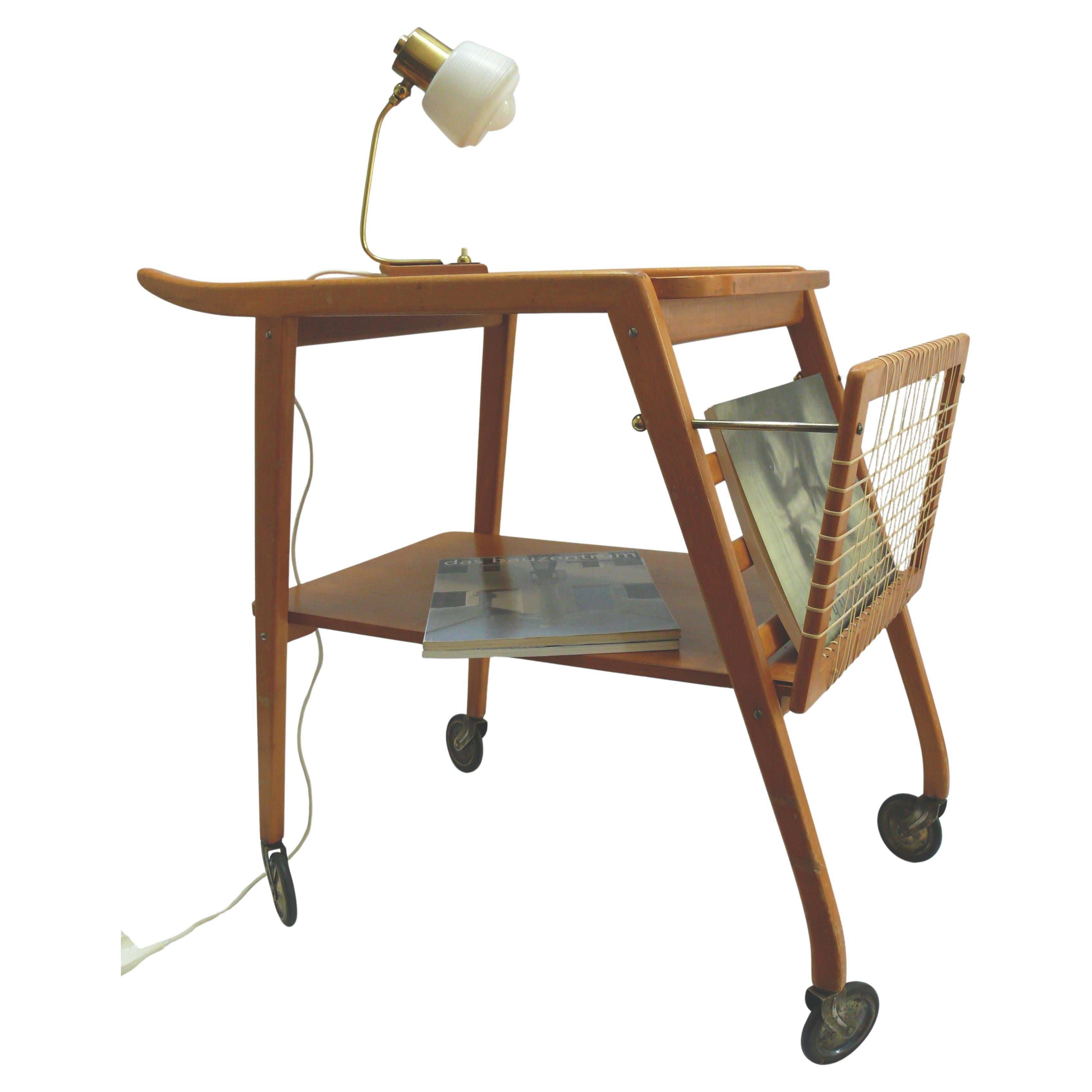 Serving Trolley, Side Table, Danish Design, 1960s