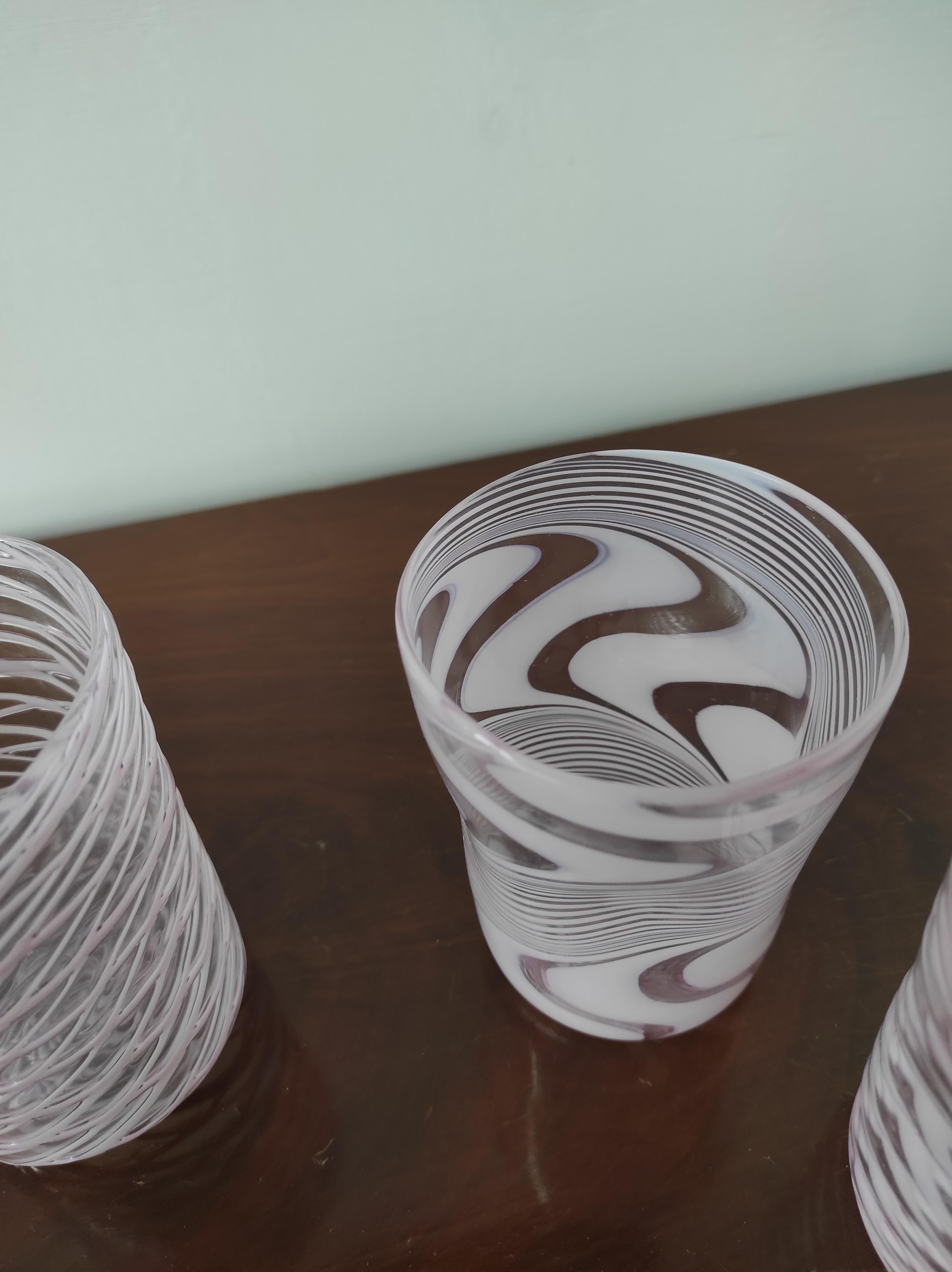 Modern Murano Glass Glass Service  For Sale