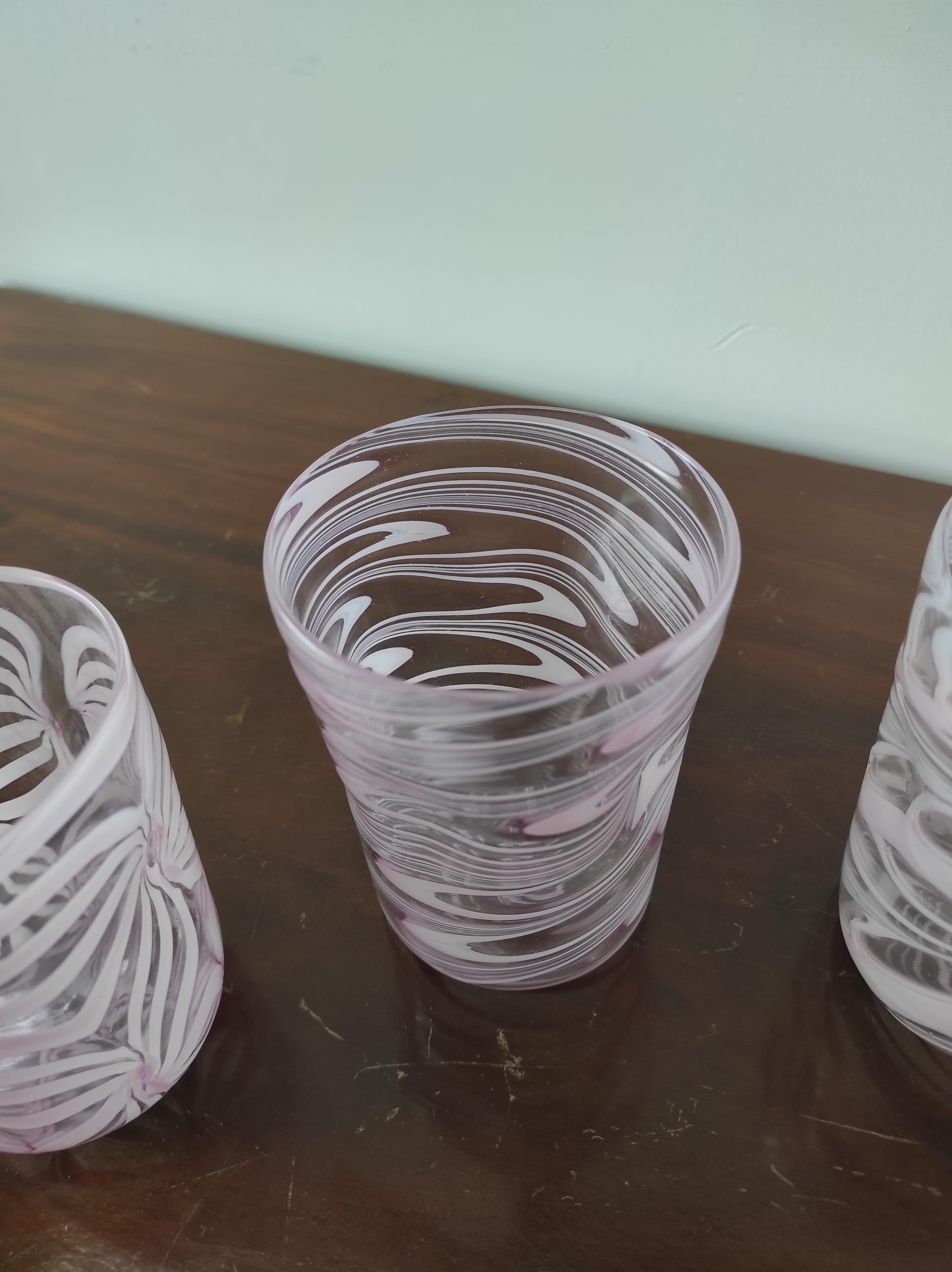 Contemporary Murano Glass Glass Service  For Sale