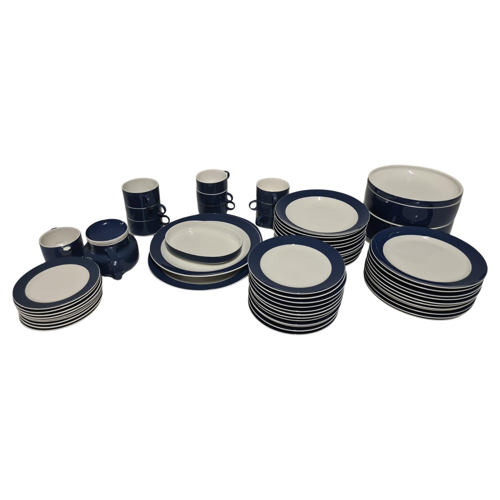 Column Service 61 Pieces by Giovanni Gariboldi for Richard Ginori