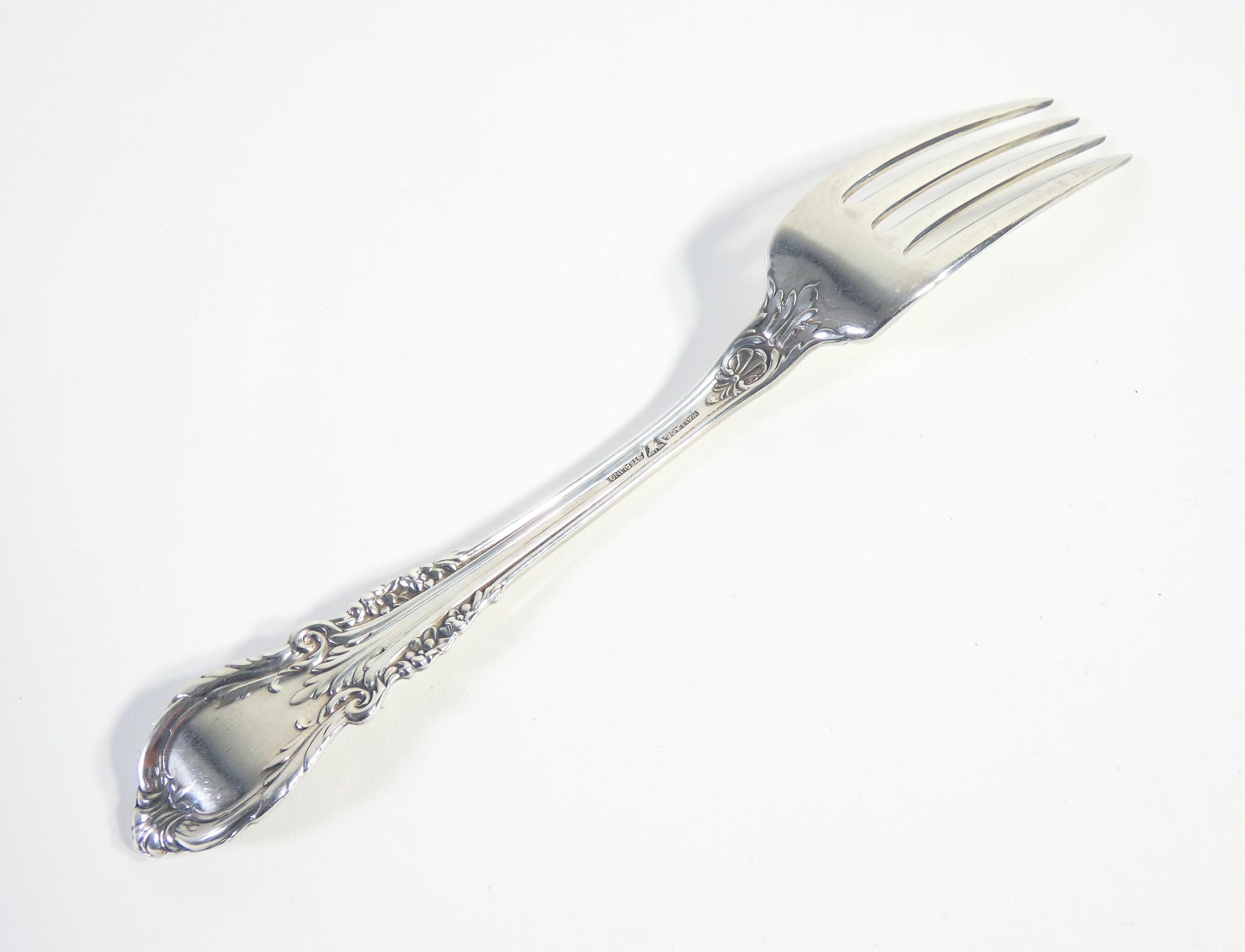 WALLACE Sterling silver Service de table Grande Baroque en argent 925. 61 pièces. en vente 4