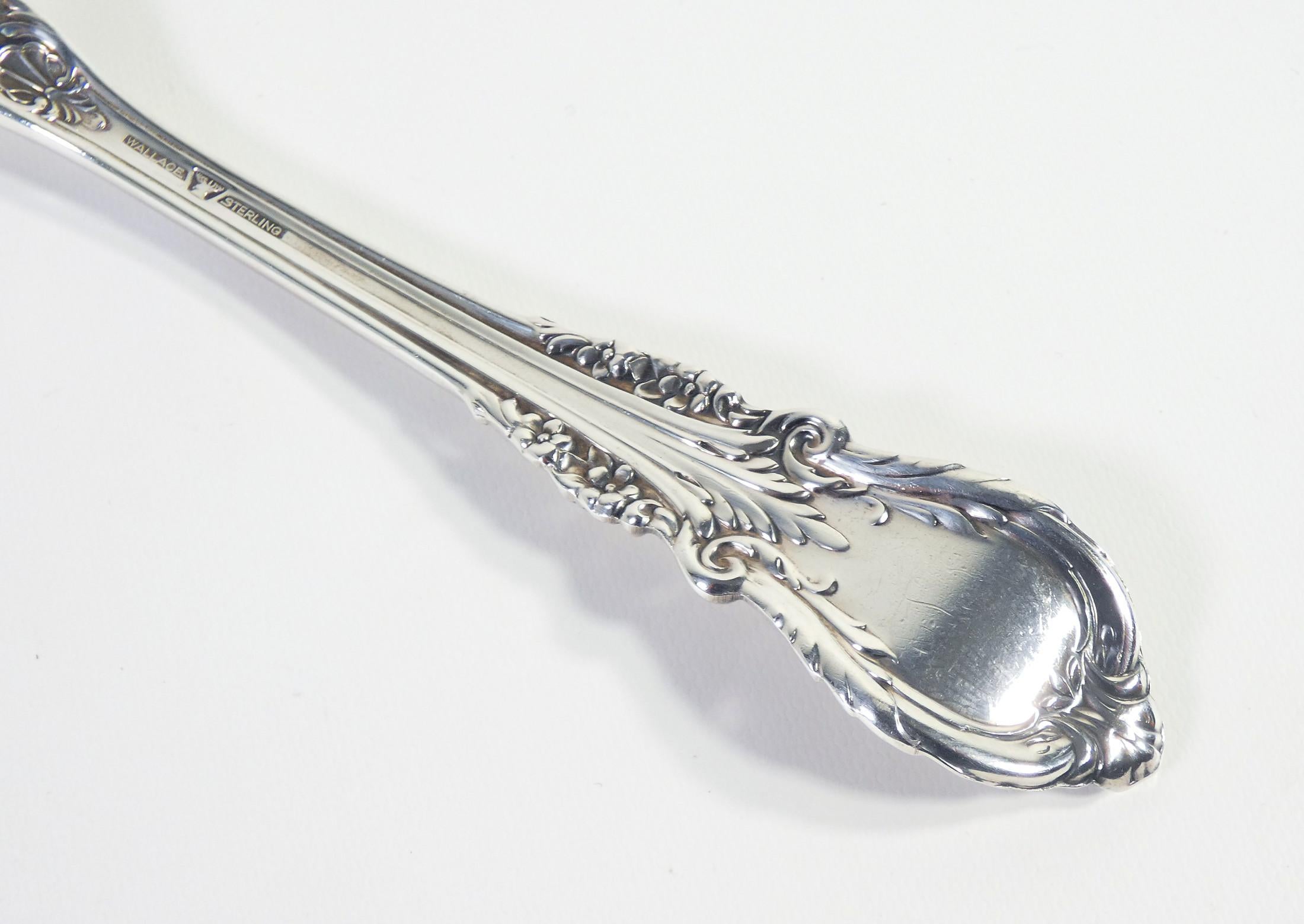 WALLACE Sterling silver Service de table Grande Baroque en argent 925. 61 pièces. en vente 5