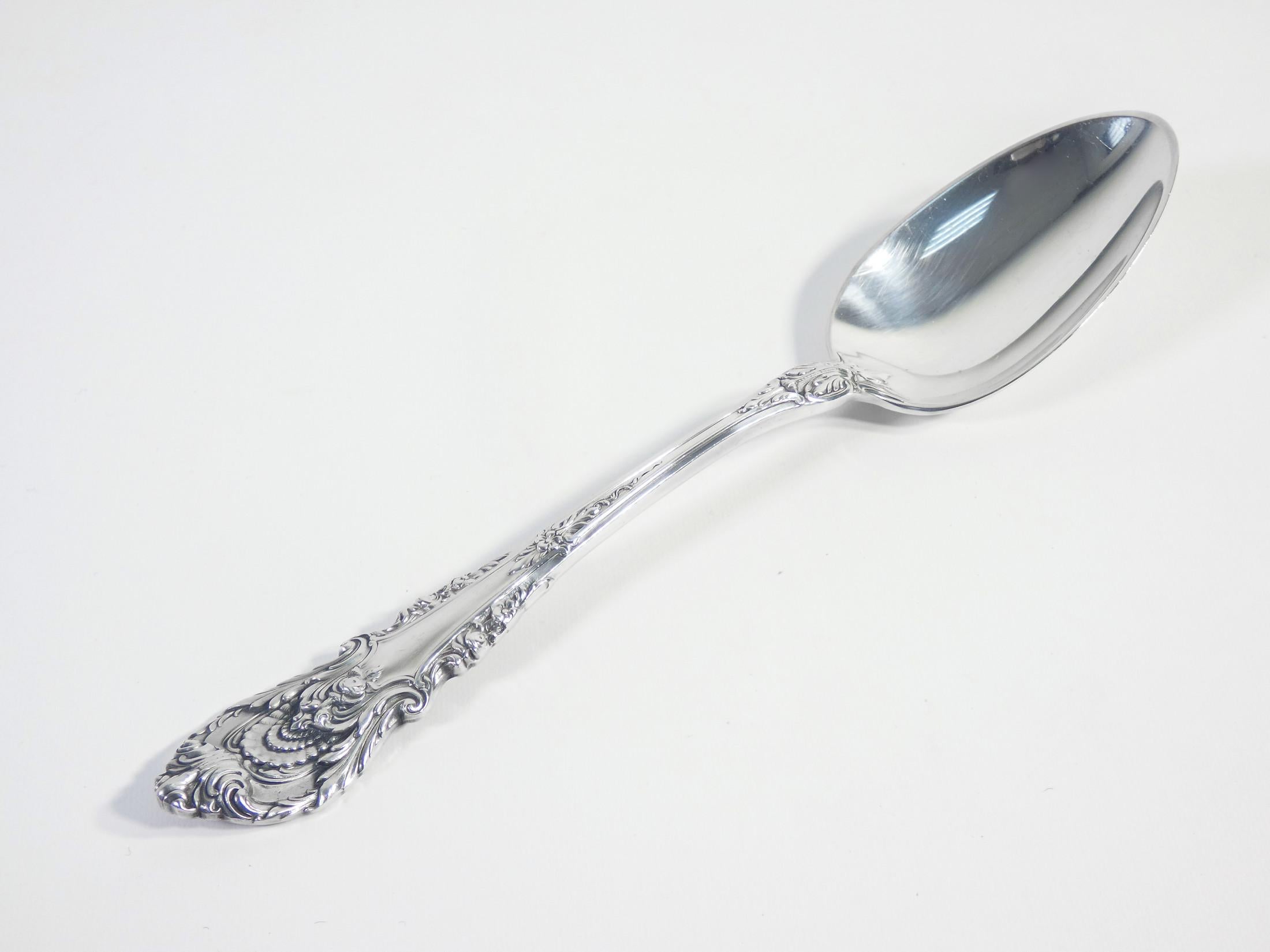 WALLACE Sterling silver Service de table Grande Baroque en argent 925. 61 pièces. en vente 7