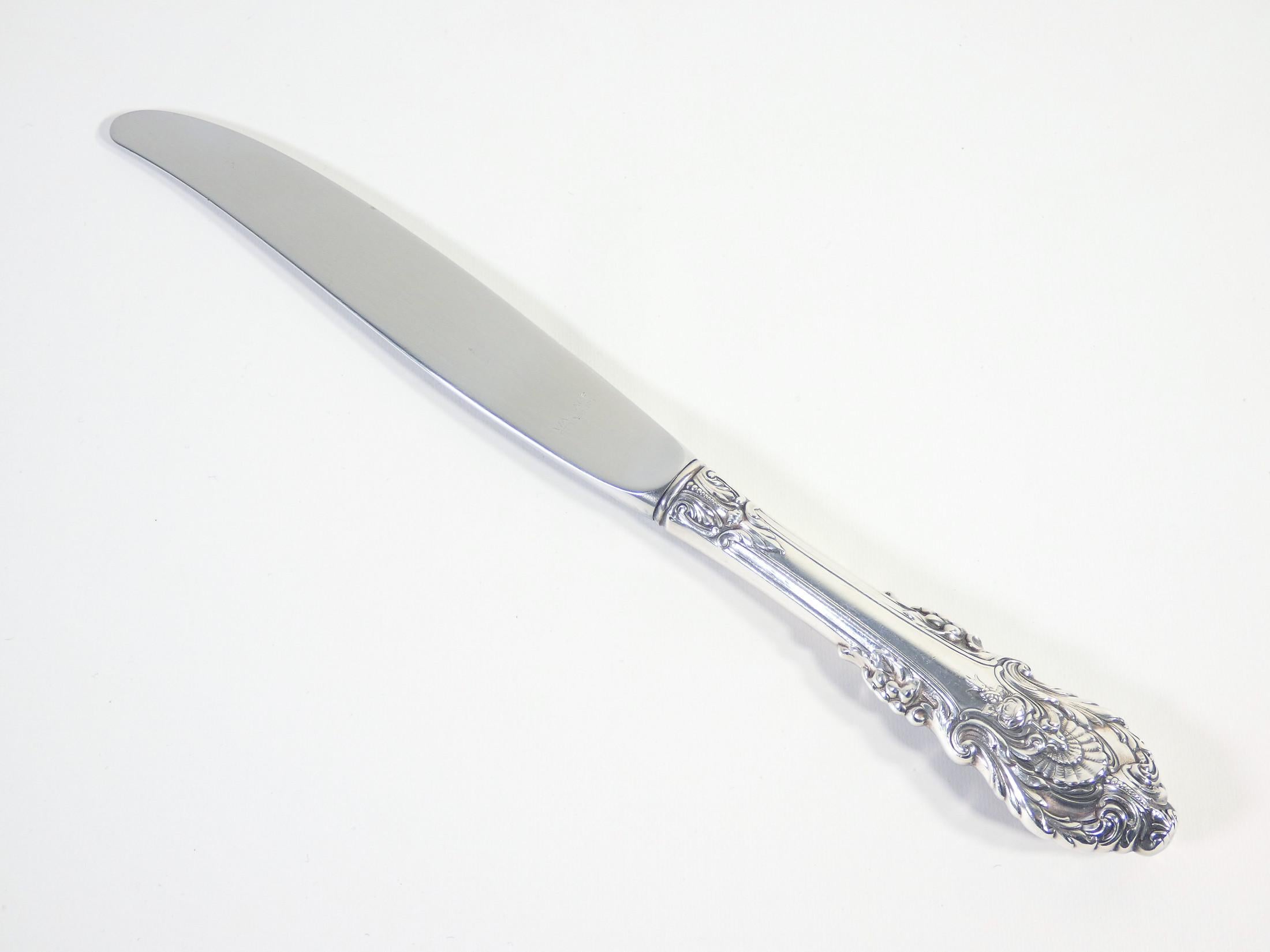 WALLACE Sterling silver Service de table Grande Baroque en argent 925. 61 pièces. en vente 9