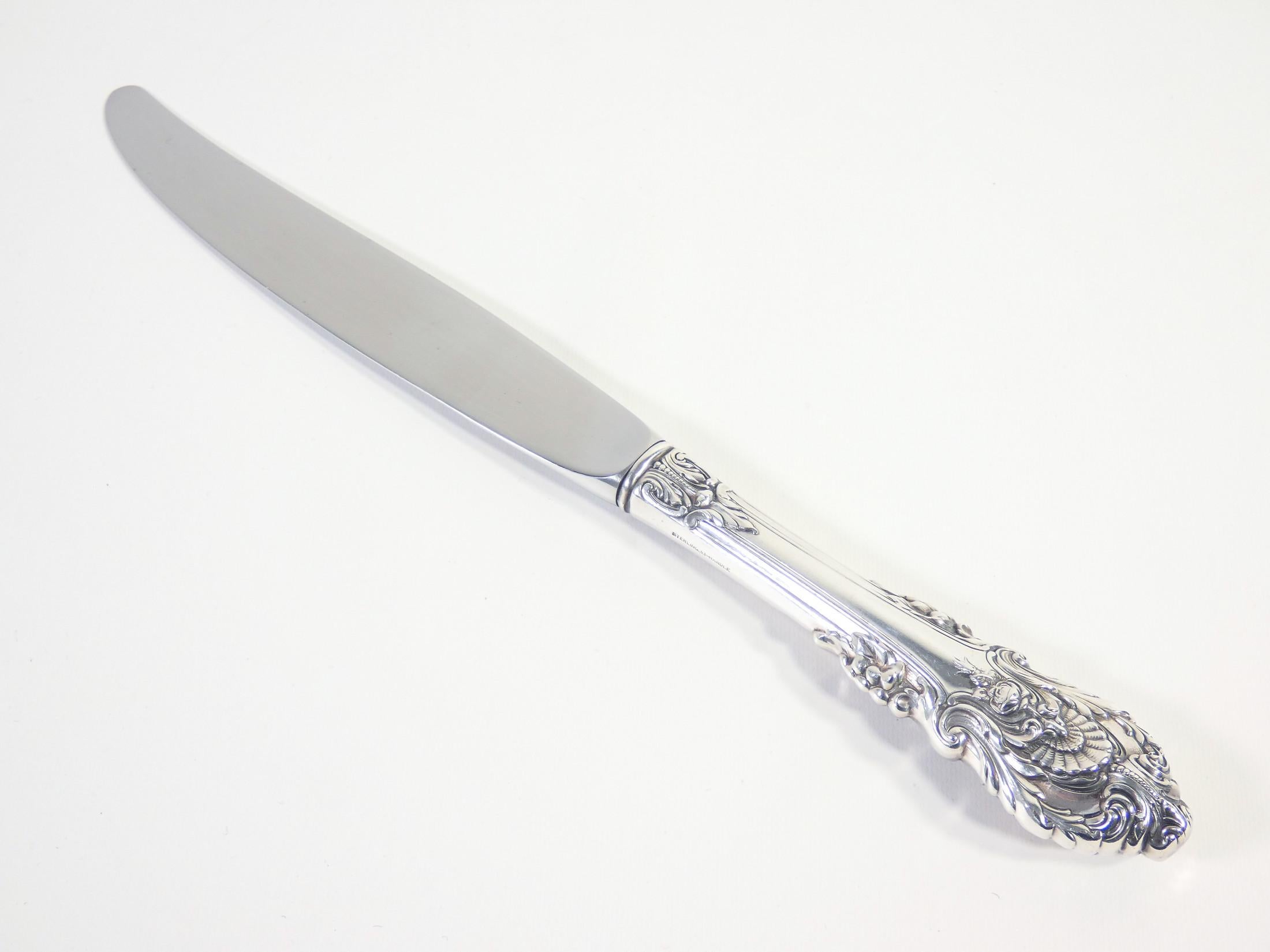 WALLACE Sterling silver Service de table Grande Baroque en argent 925. 61 pièces. en vente 10