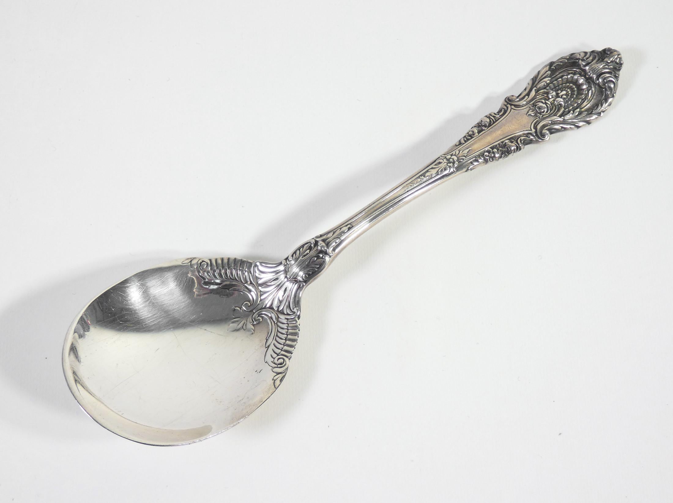 WALLACE Sterling silver Service de table Grande Baroque en argent 925. 61 pièces. en vente 13