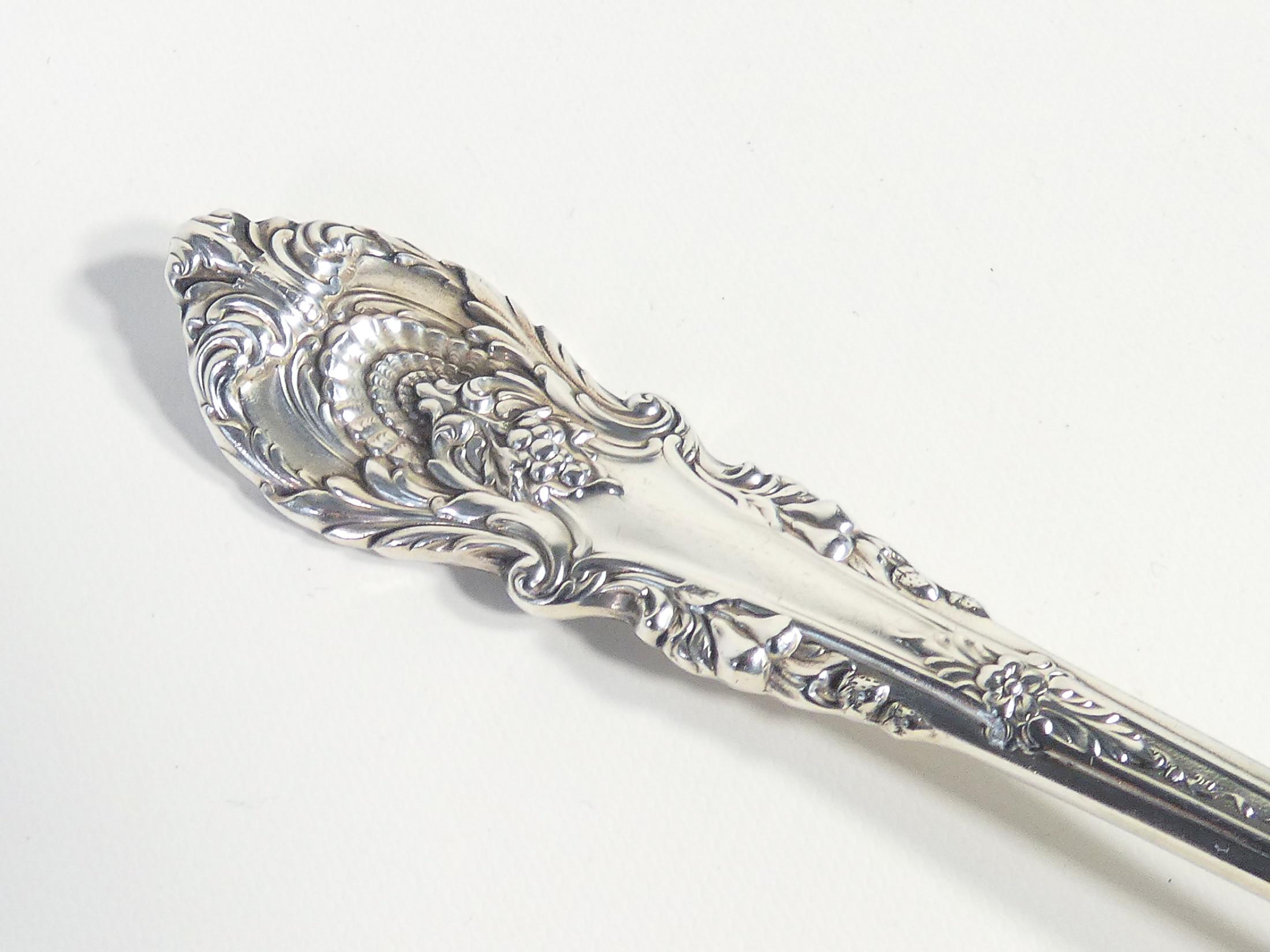 WALLACE Sterling silver Service de table Grande Baroque en argent 925. 61 pièces. en vente 2