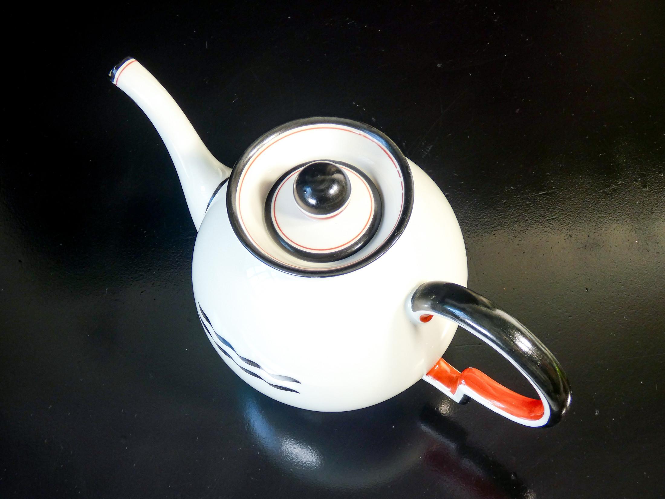 Tea service, Barbara series, design Giò PONTI for RICHARD GINORI. 1930s For Sale 3