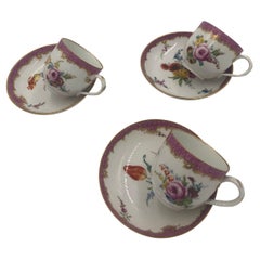 Vintage Three-piece tea service German manufacture Meissen 