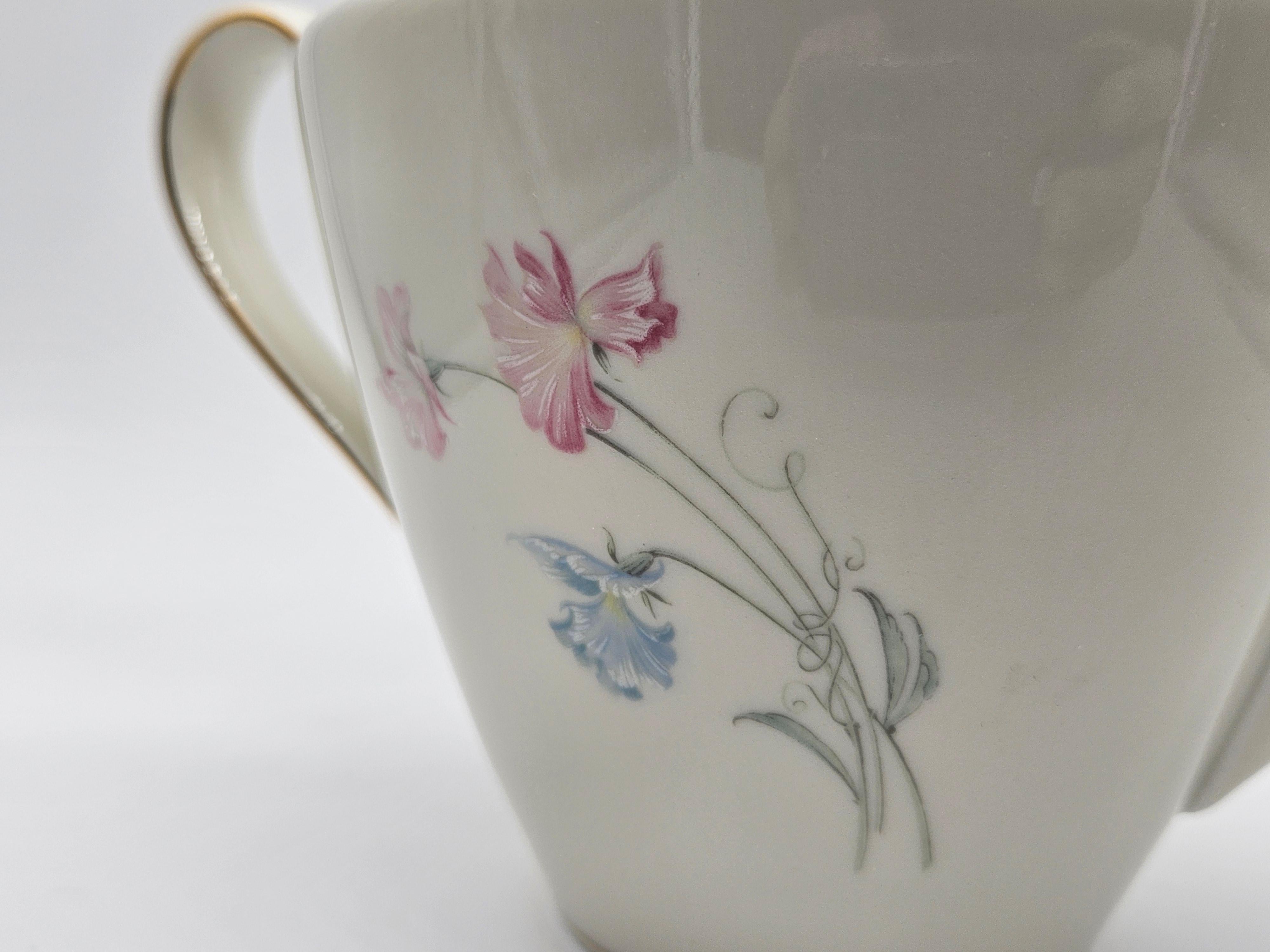 Alka Kunst Bavaria 1960s ceramic tea set For Sale 9