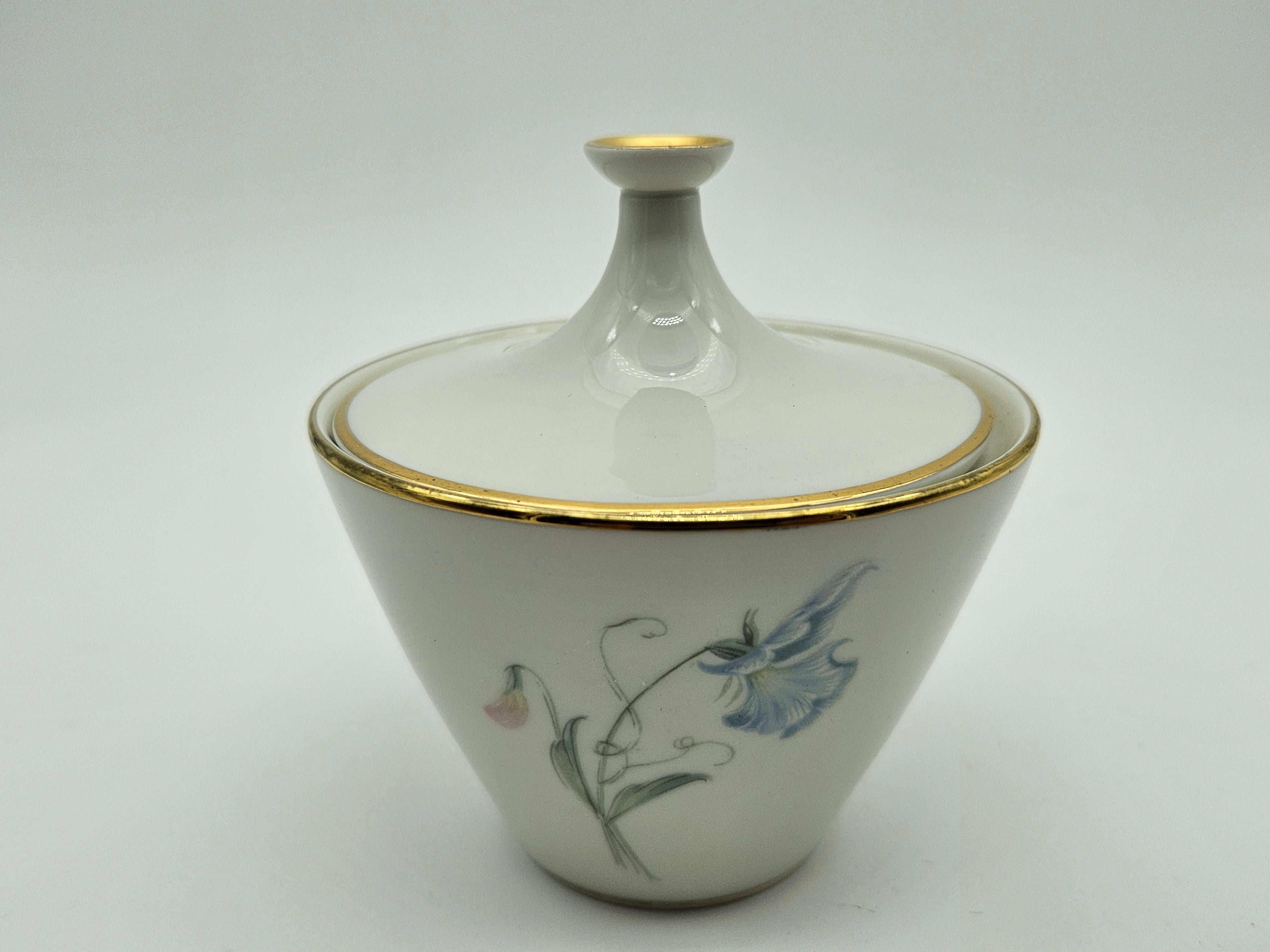 Alka Kunst Bavaria 1960s ceramic tea set In Good Condition For Sale In Premariacco, IT