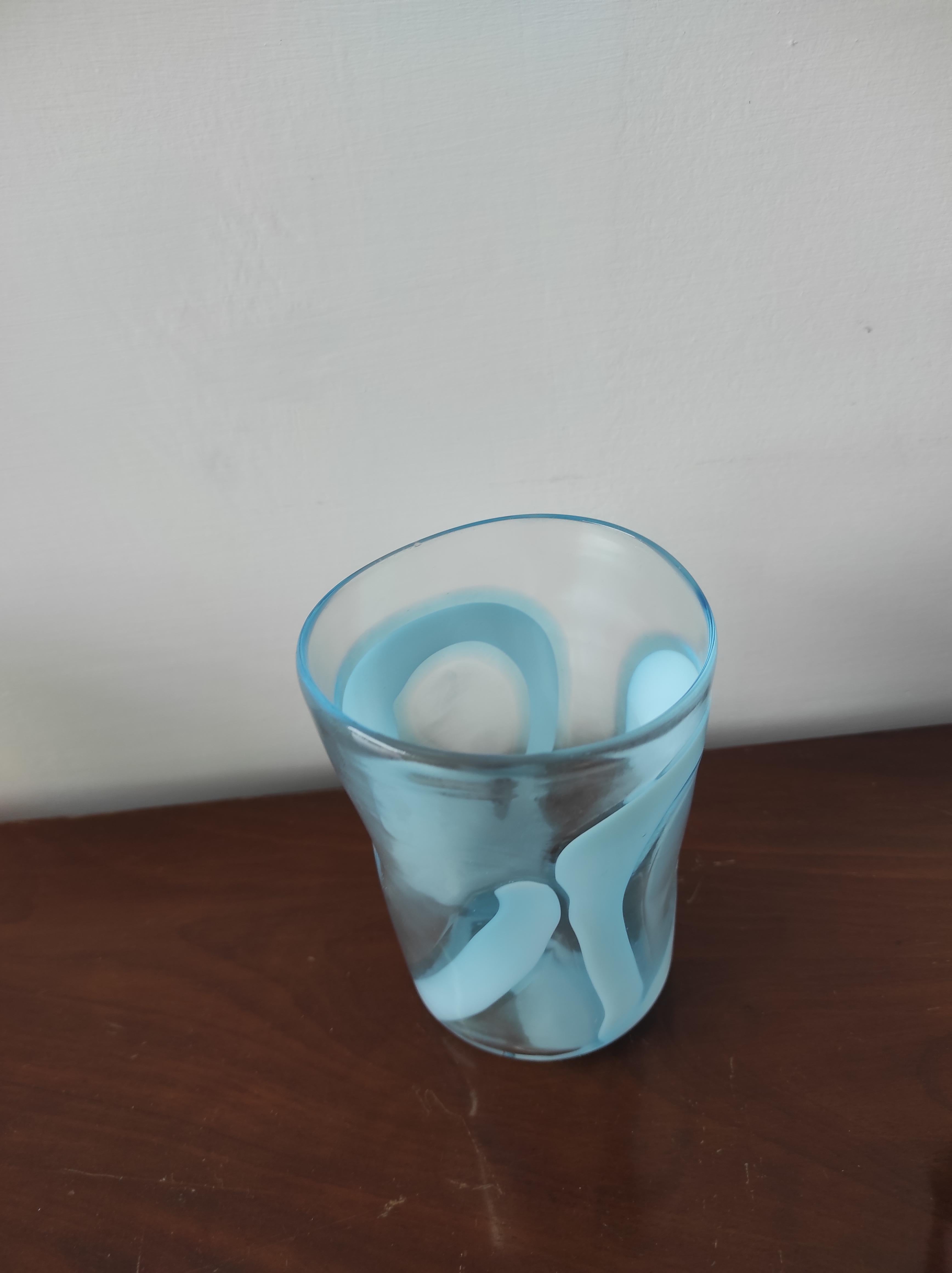 murano glass mug