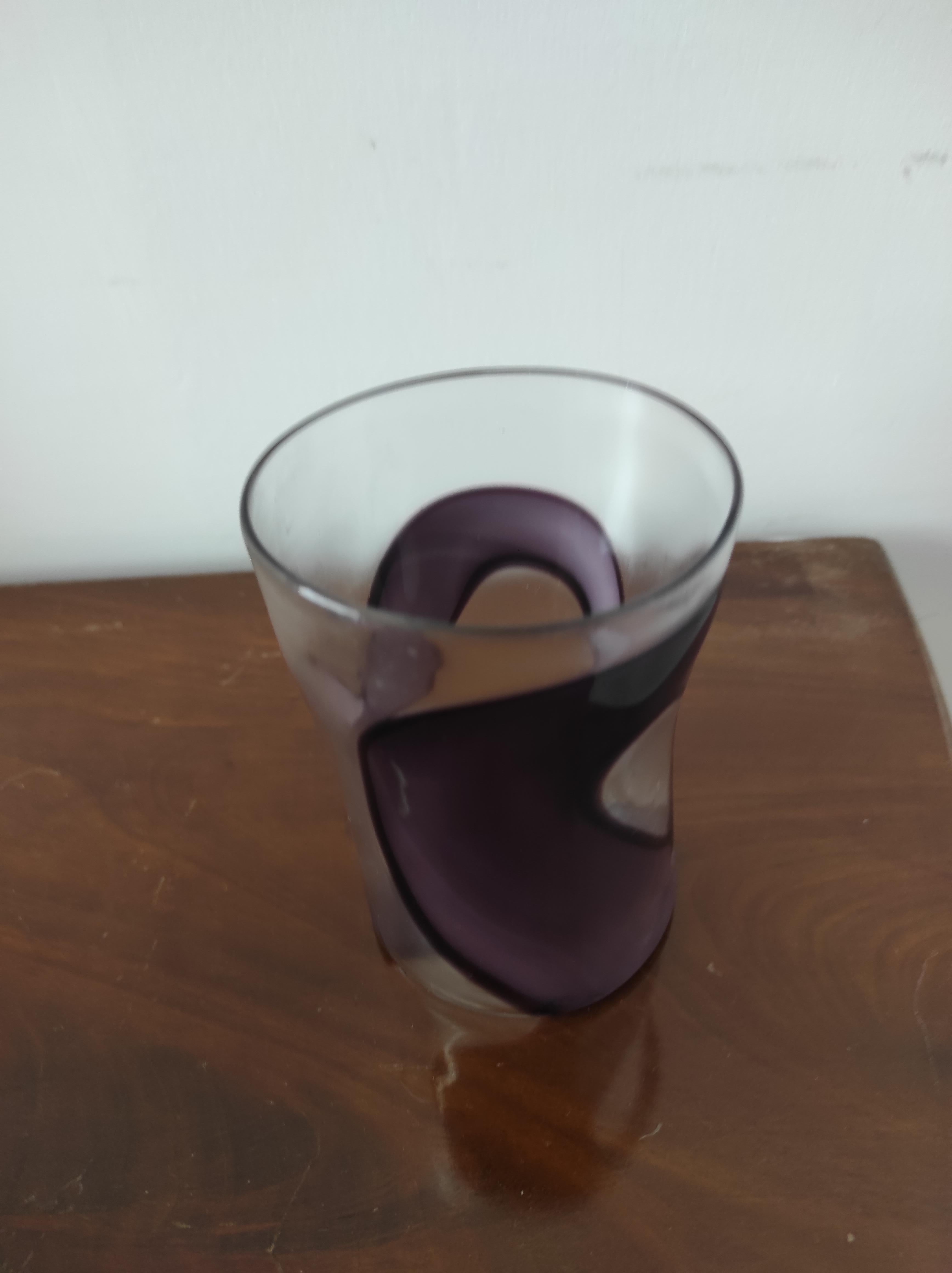 Modern Murano glass service For Sale
