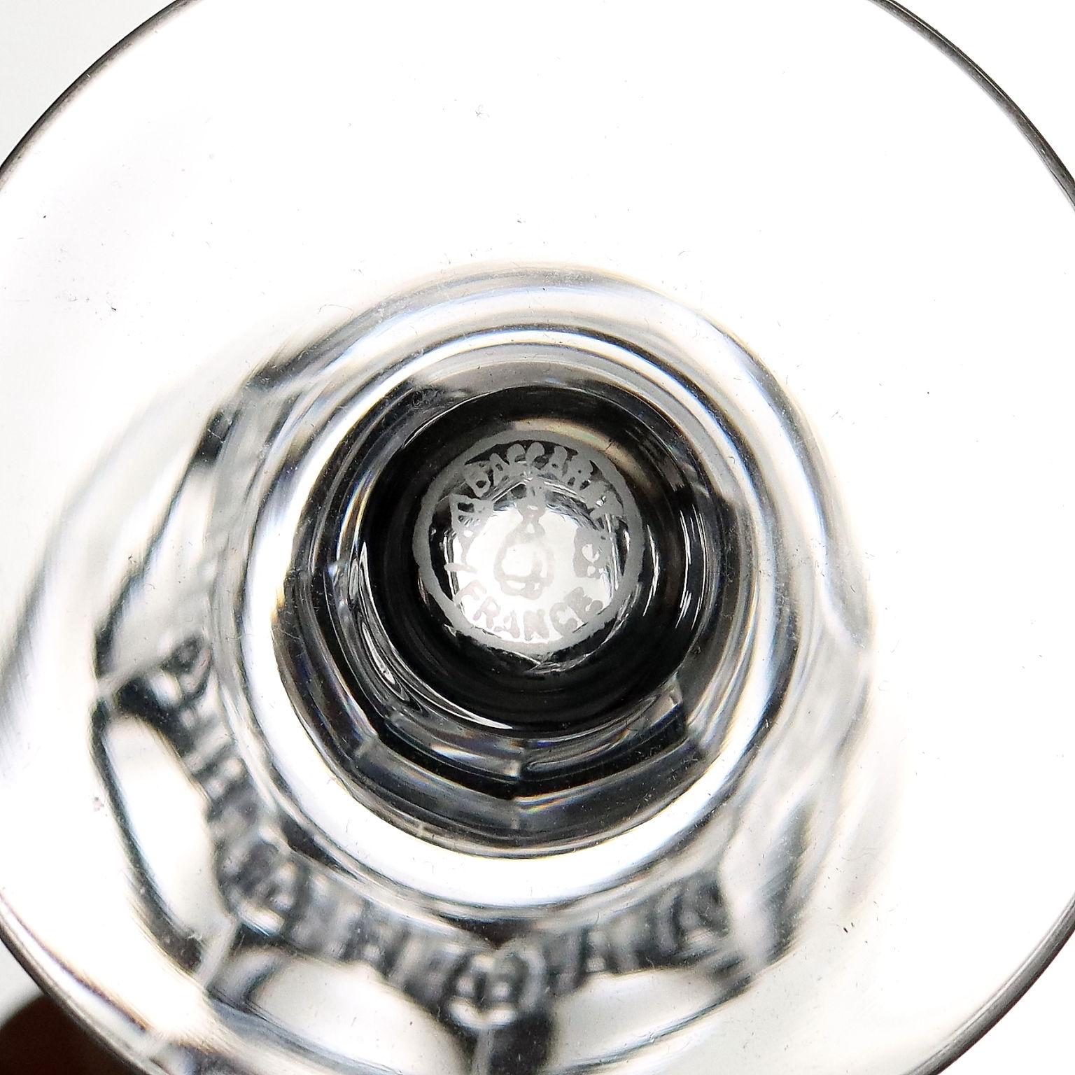 Servizio di Bicchieri Manifattura Baccarat Francia Metà '900 en venta 5