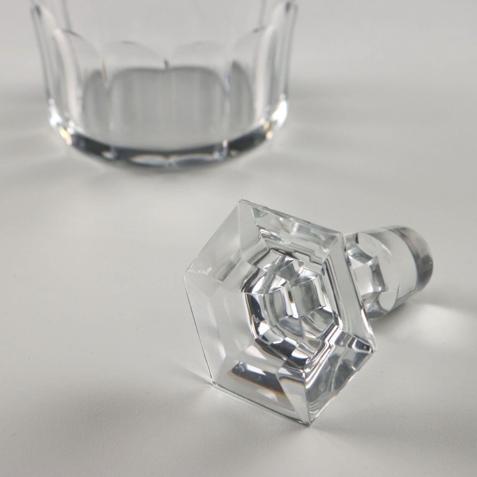 Servizio di Bicchieri Manifattura Baccarat Francia Metà '900 Cristal en venta