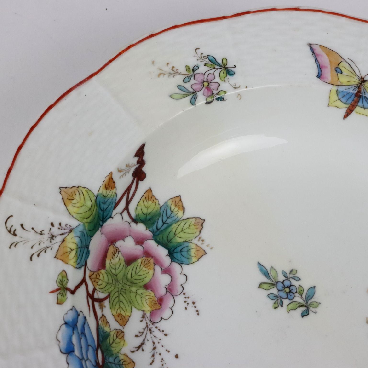 Queen Victoria Porcelain Dinnerware Herend Manufacture Hungary XXse 6