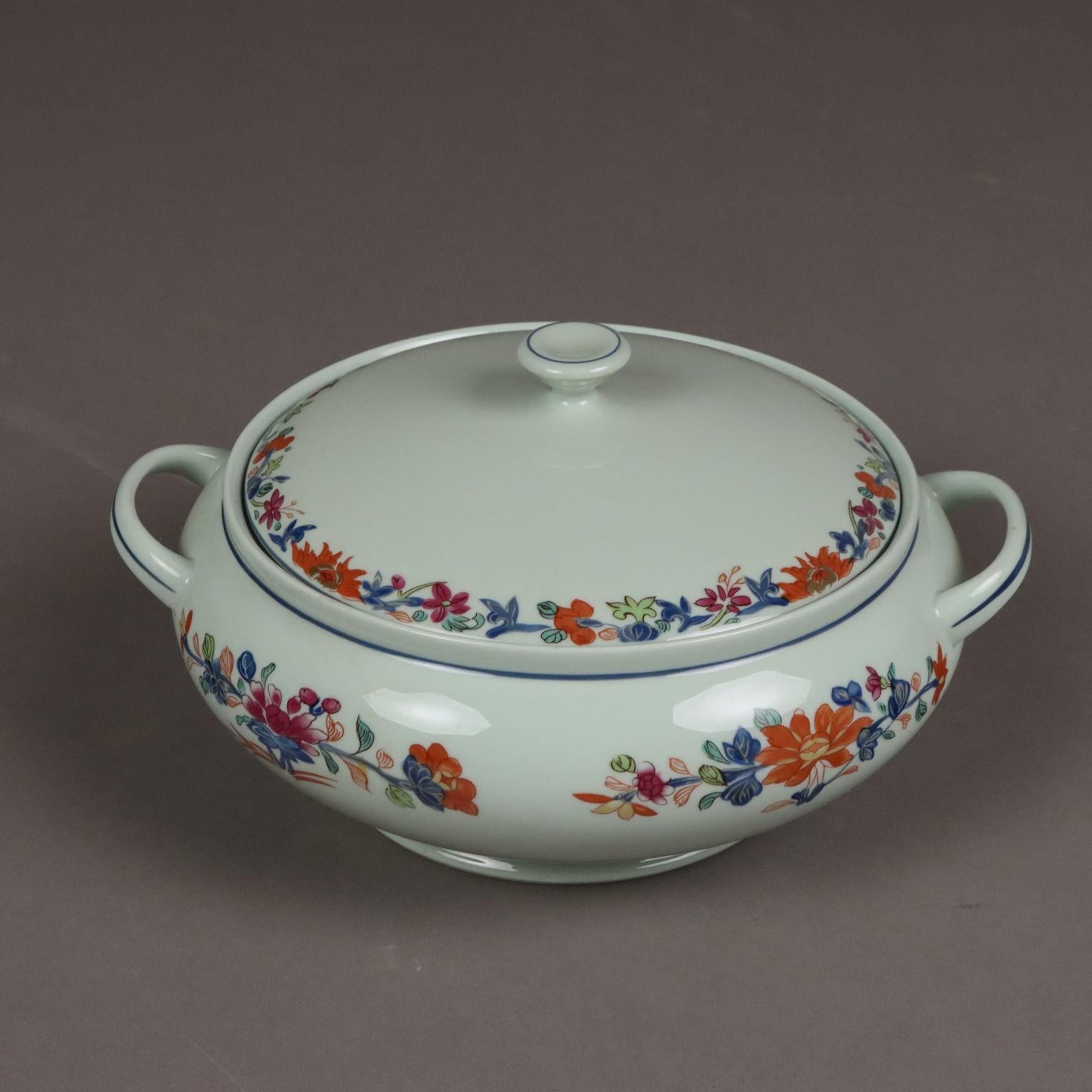 Mid-Century Modern Puiforcat Limoges Plate Service France Last Quarter of 1900s For Sale