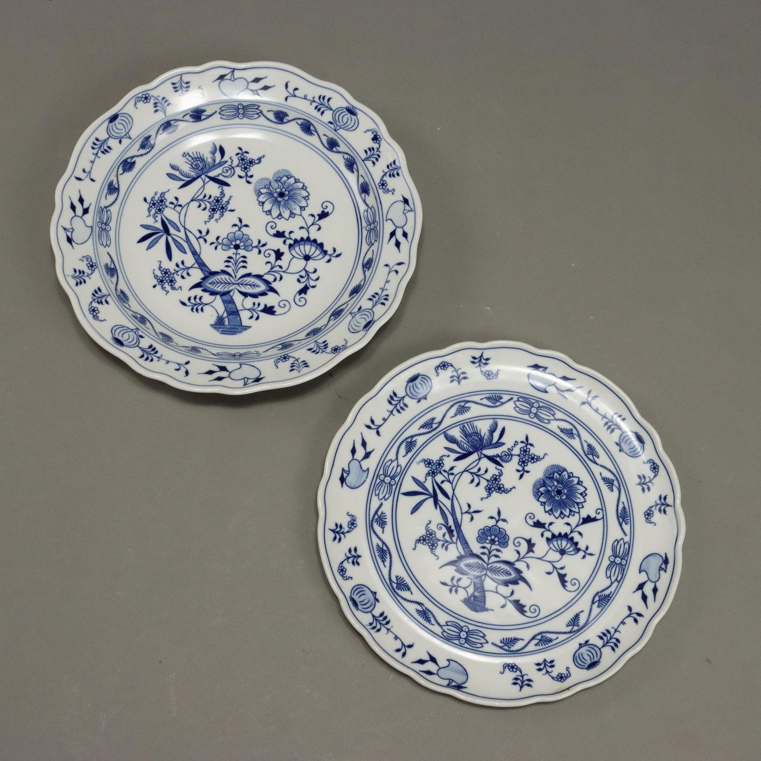 Zwiebelmuster Porzellan Tellerservice Tschechoslowakei 20 im Angebot 9